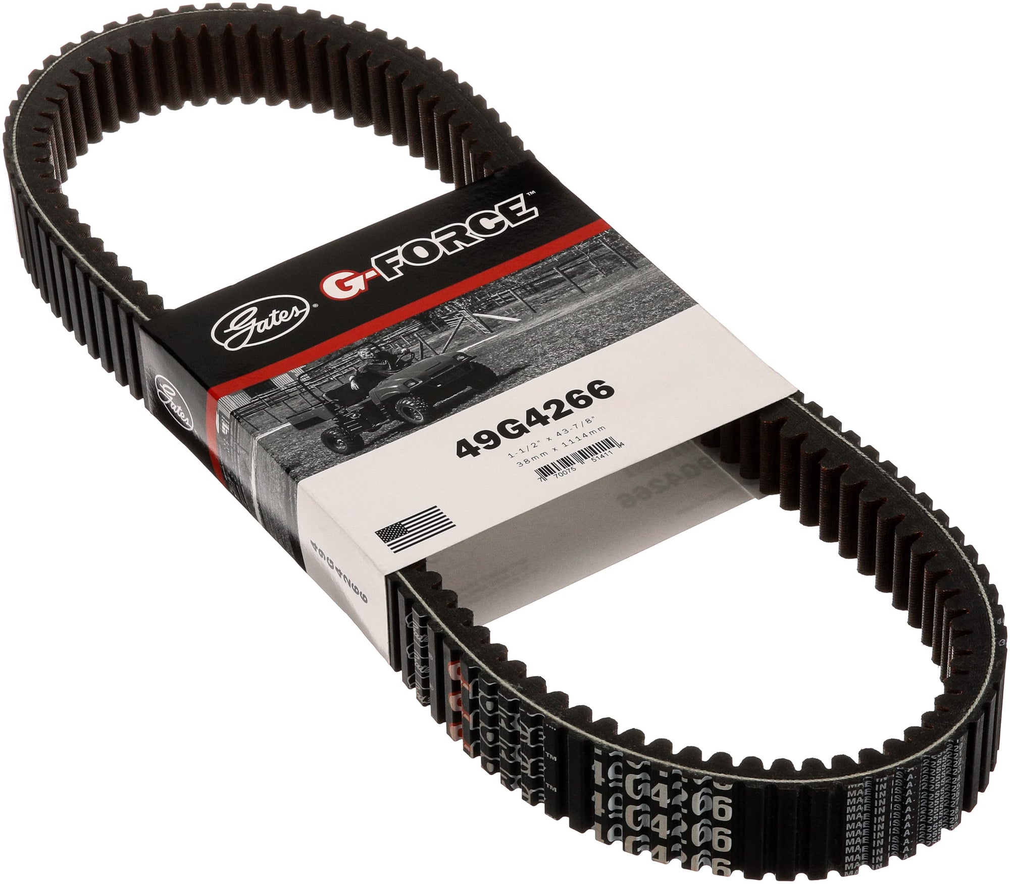 G-Force Gates 49G4266 Continuously Variable Transmission (CVT) WorkHorse Belt