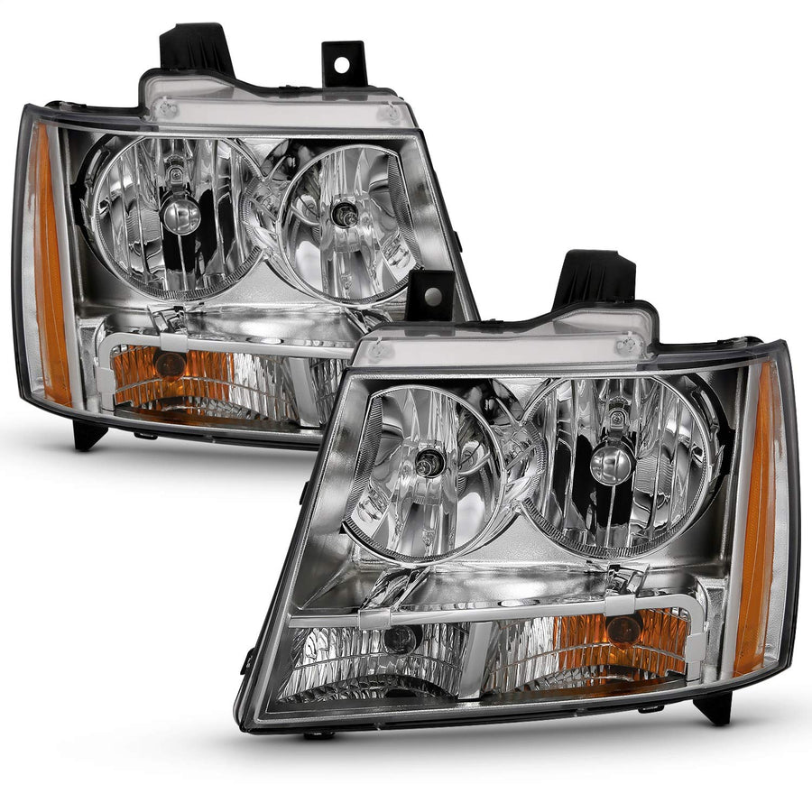 111475 ANZO USA Crystal Headlights fits Chevrolet Tahoe Clear