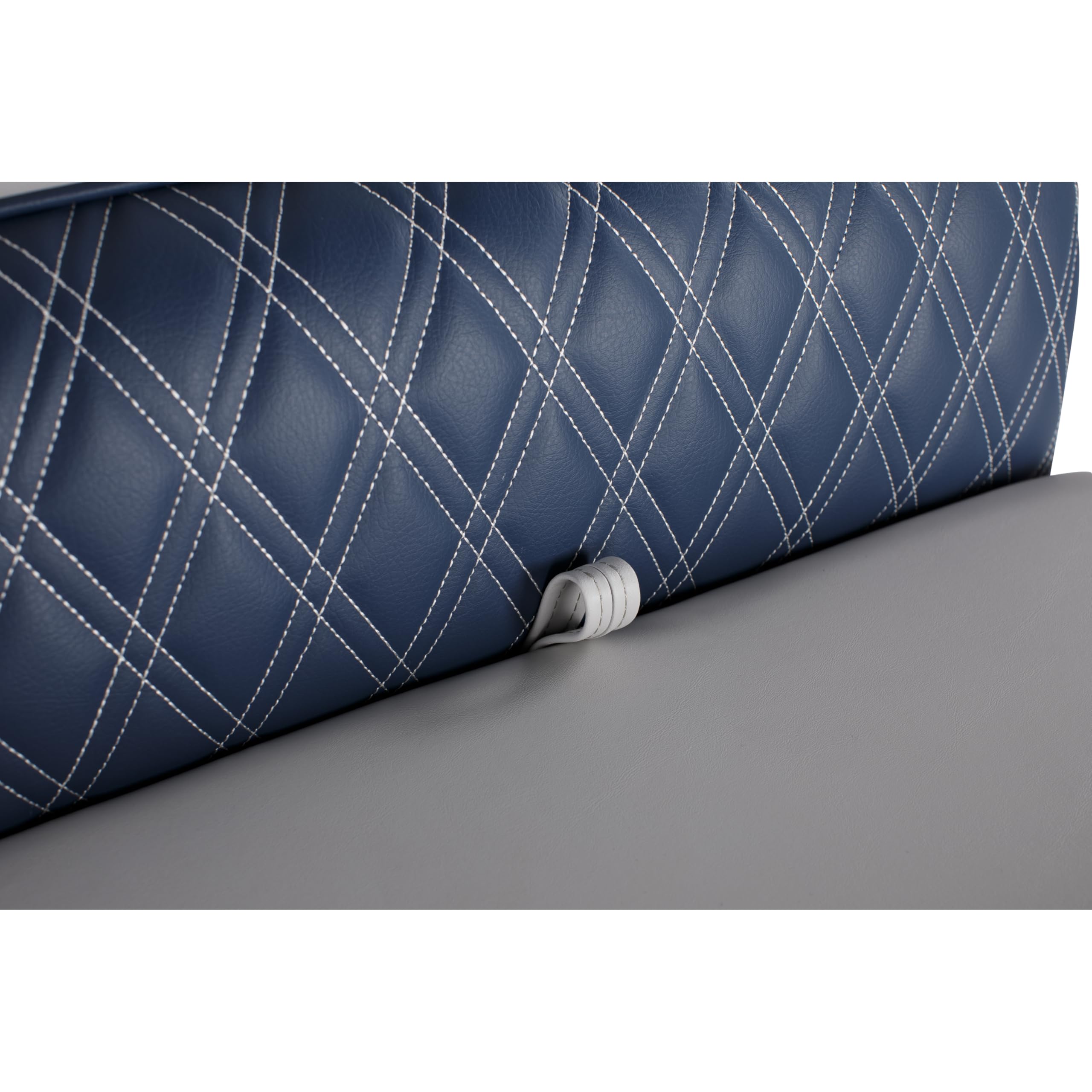 24" Lippert Sunset Collection Straight Pontoon Bench Seat, Contoured Foam Cushioning, Durable Marine-Grade Vinyl, Built-In Dry Storage, Poly Frame, 24"L x 28"W x 30"H - 2024021178