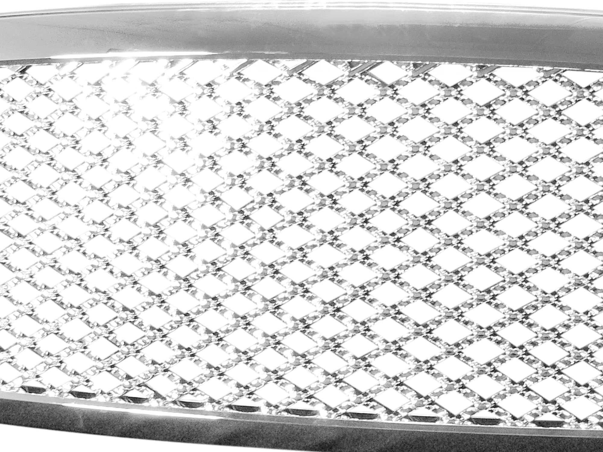 Mesh Front Hood Grille Armordillo USA - Chrome Fits 2009-2012 Dodge Ram 1500 7147782