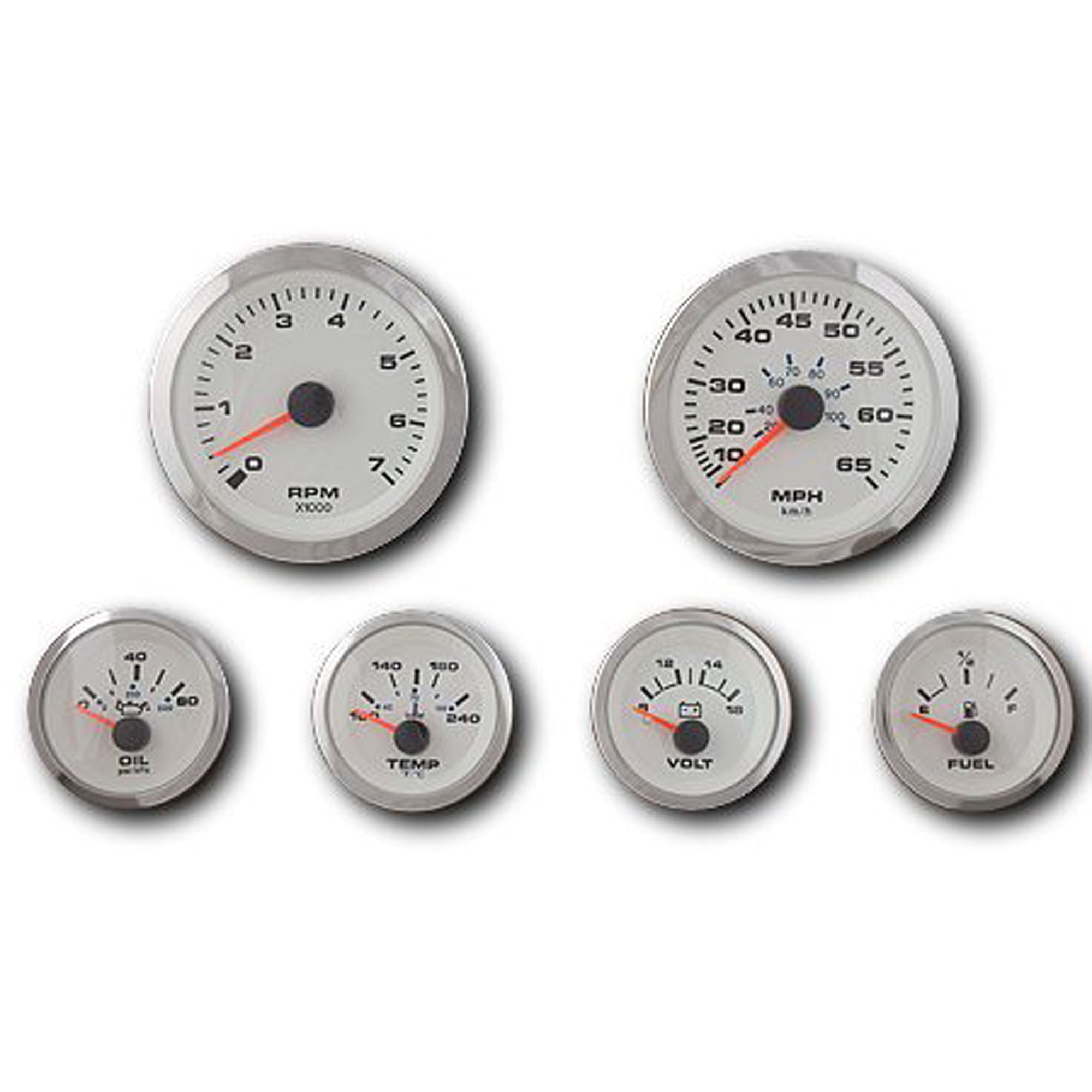 6-Gauge Set Sierra International 67654P, White