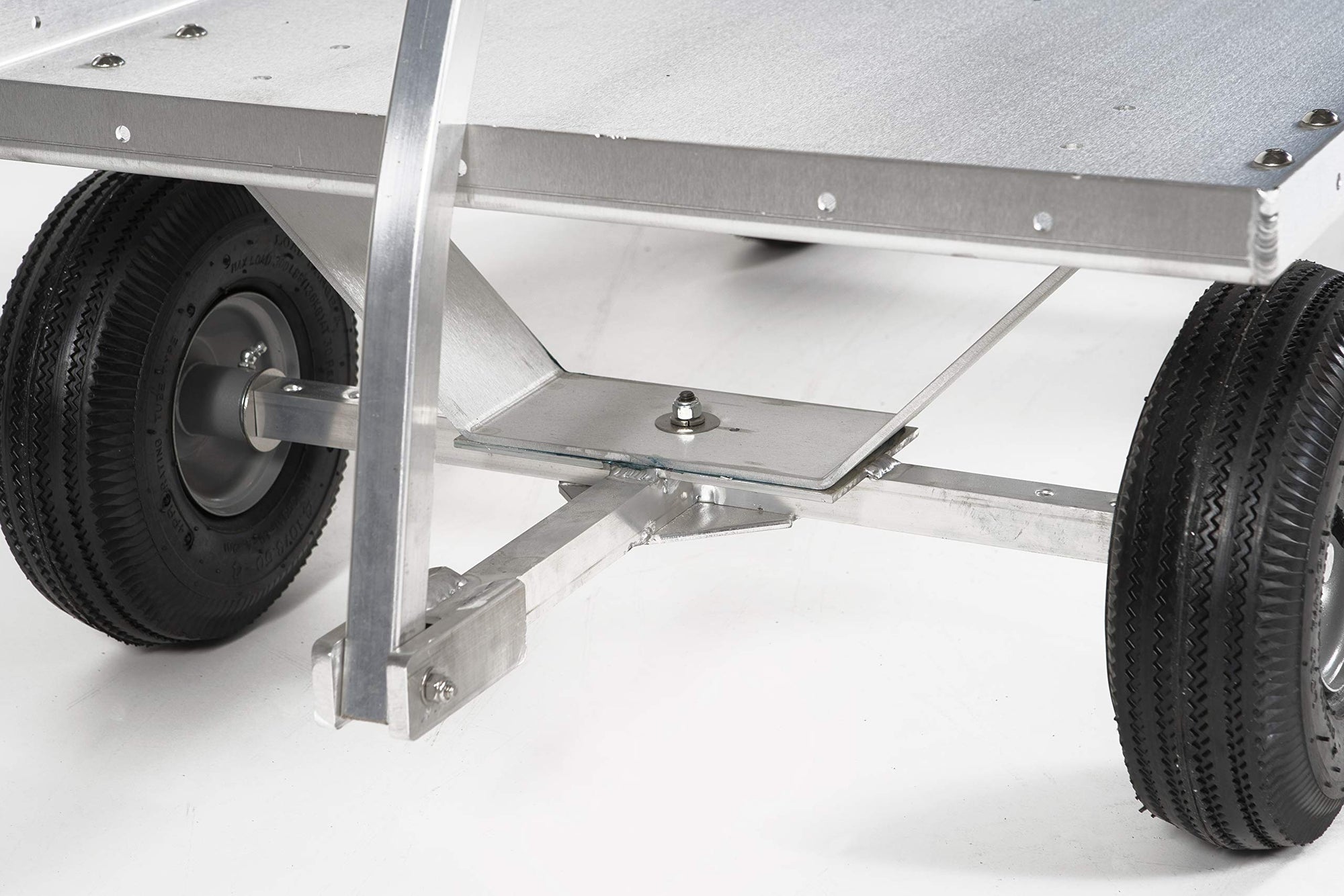Commercial Grade Aluminum Pull Wagon-Lightweight-No Rust-Made in USA