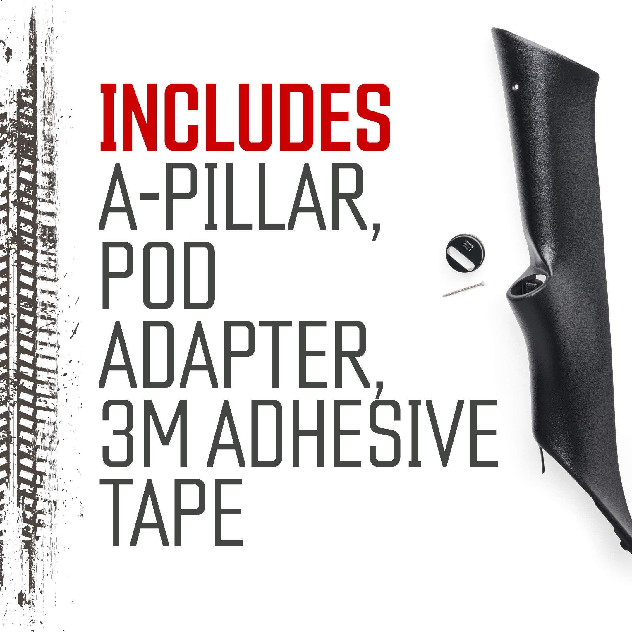 A-Pillar Pod Mount BULLY DOG Silverado/Sierra w/o Speaker 1500 07-13 2500-3500 07-14