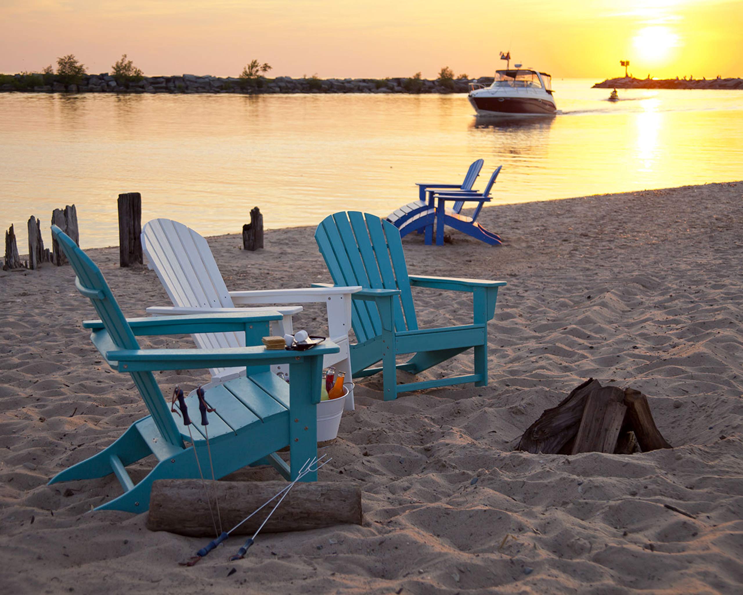 South Beach POLYWOOD Adirondack Chair
