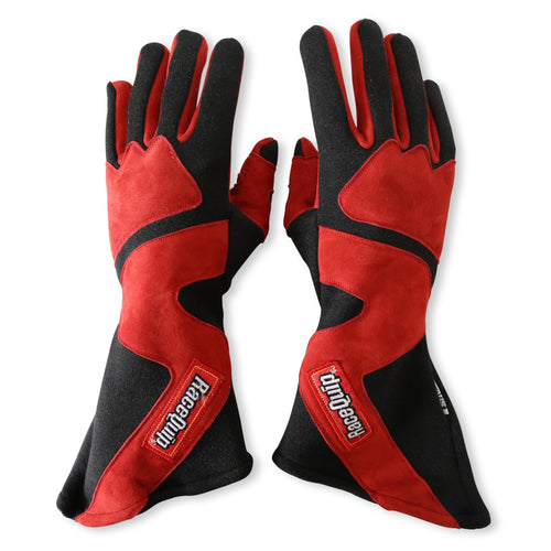 358 Series RaceQuip® Driving Gloves 358105RQP - SFI 3.3/5 - Red/Black - Large