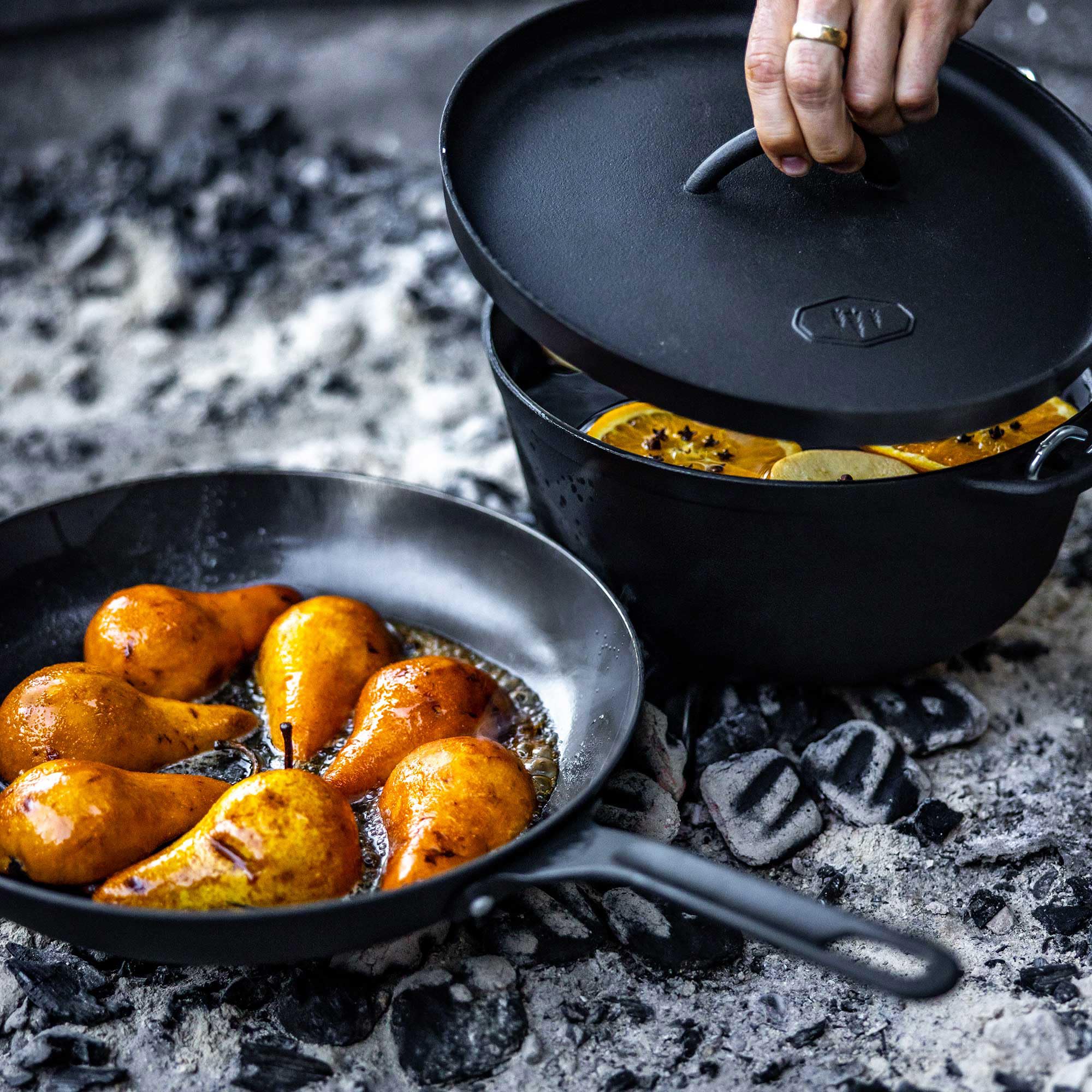 Guidecast GSI Outdoors 60610 Frying Pan, Cast Iron Skillet for Versatile Cooking, 10-Inch