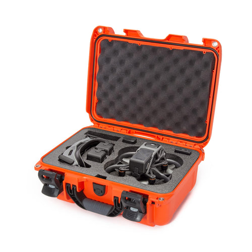 Waterproof Hard Case Nanuk 915 with Foam Insert for DJI Avata FPV Unit, Goggles and Controller - Orange
