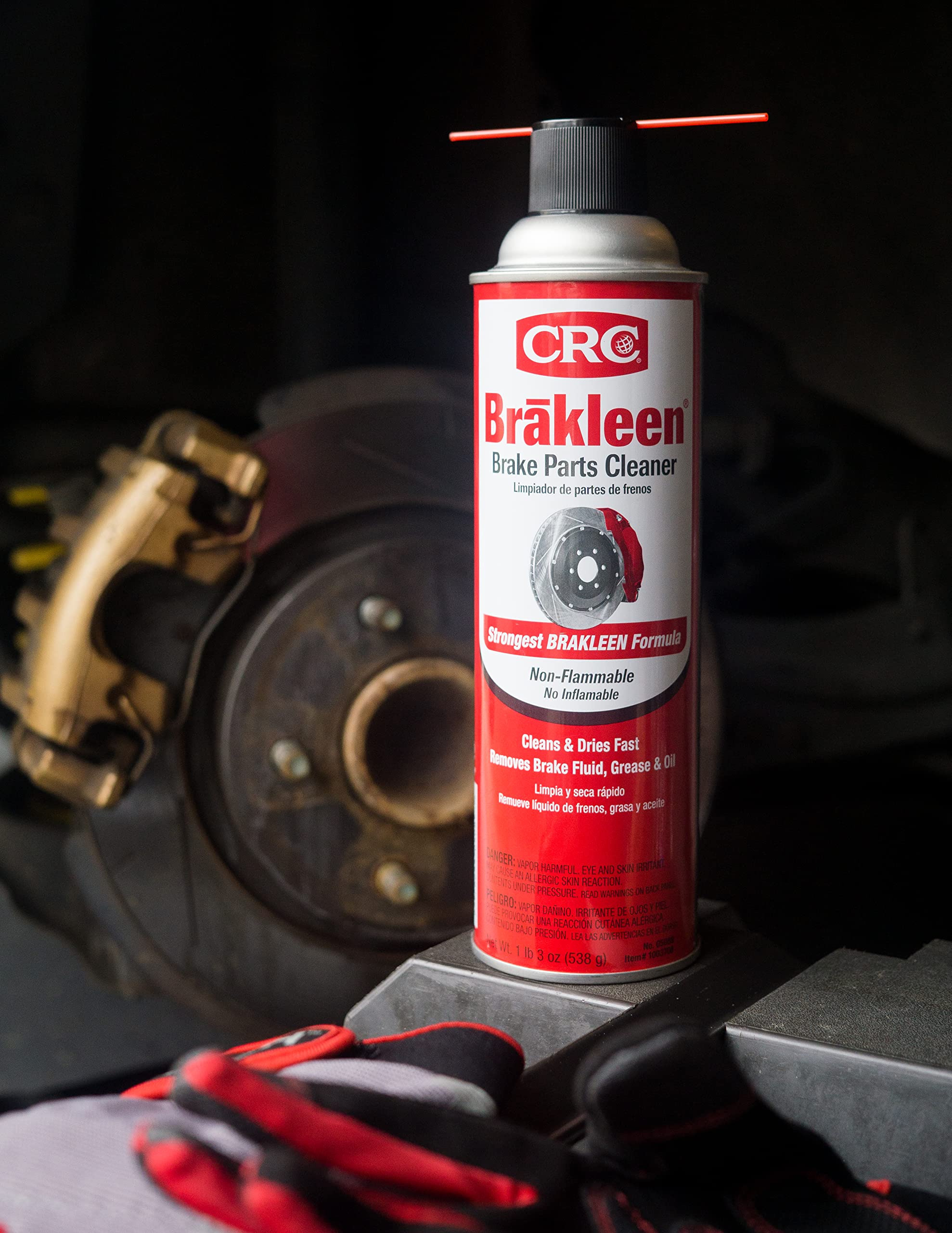 Brake Parts Cleaner CRC BRAKLEEN - Non-Flammable -1lb 3 Oz (05089)