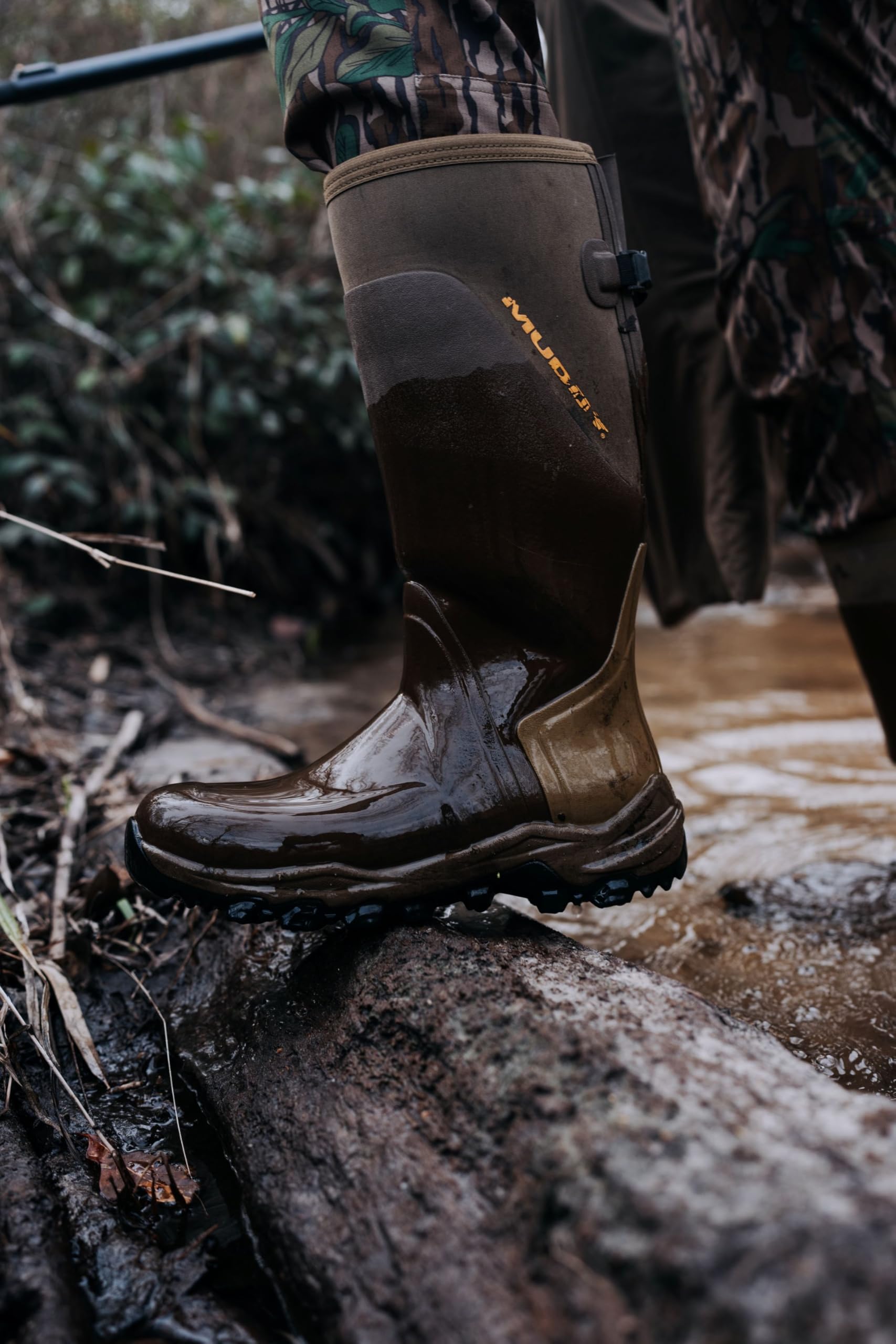Muddy Outdoors MTX Men's 17" Rubber Boots Clay 8 D