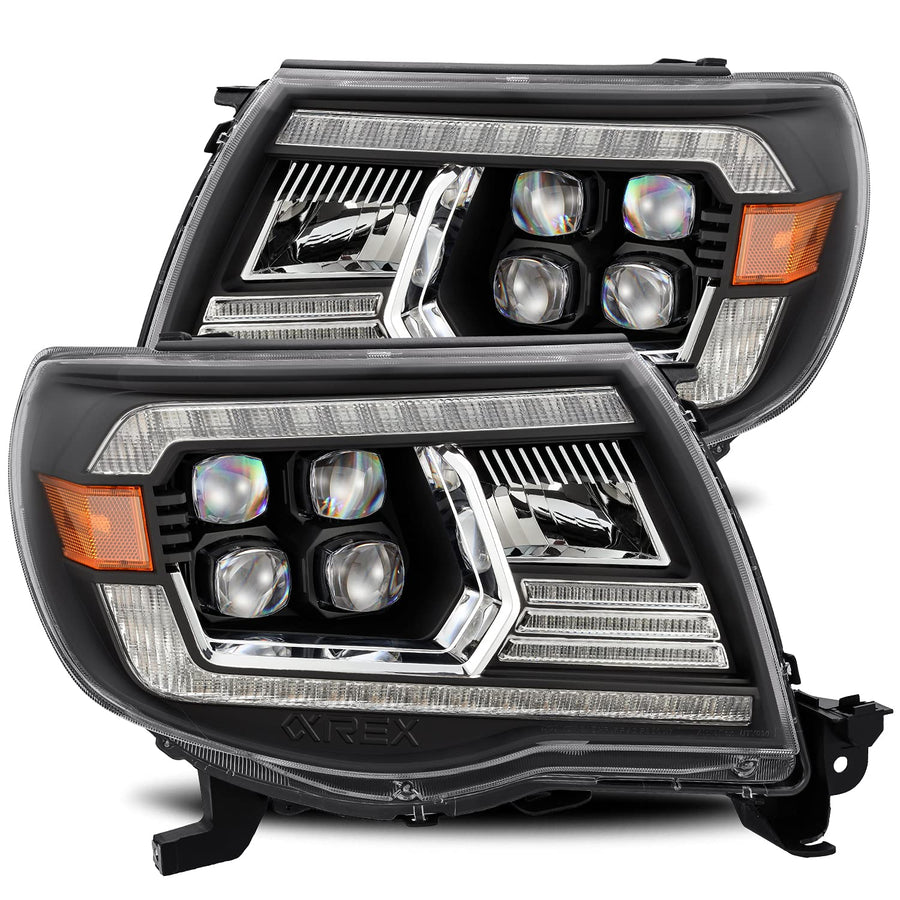 880742 AlphaRex USA Nova Series Projector Headlights fits Toyota Tacoma,Clear