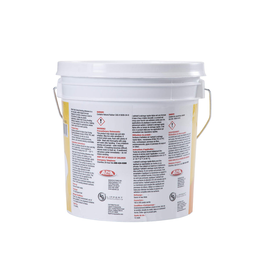 Water-Based Alpha Systems 8019 Bonding Adhesive for Roofs on 5th Wheel RVs, Travel Trailers and Motorhomes