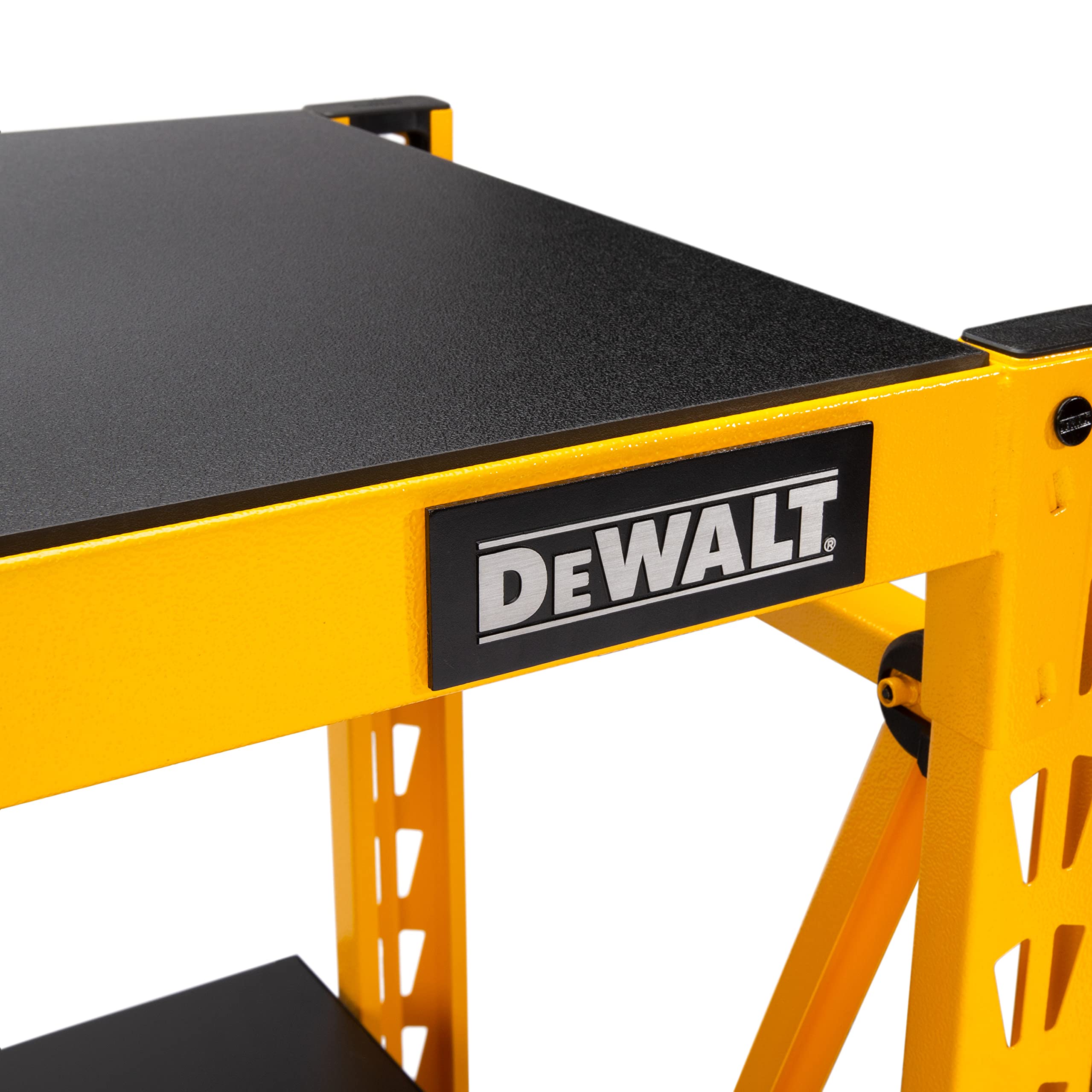 4-Foot DEWALT Tall, 3-Shelf Industrial Workshop/Garage Storage Rack, Total Capacity: 4,500 lbs.