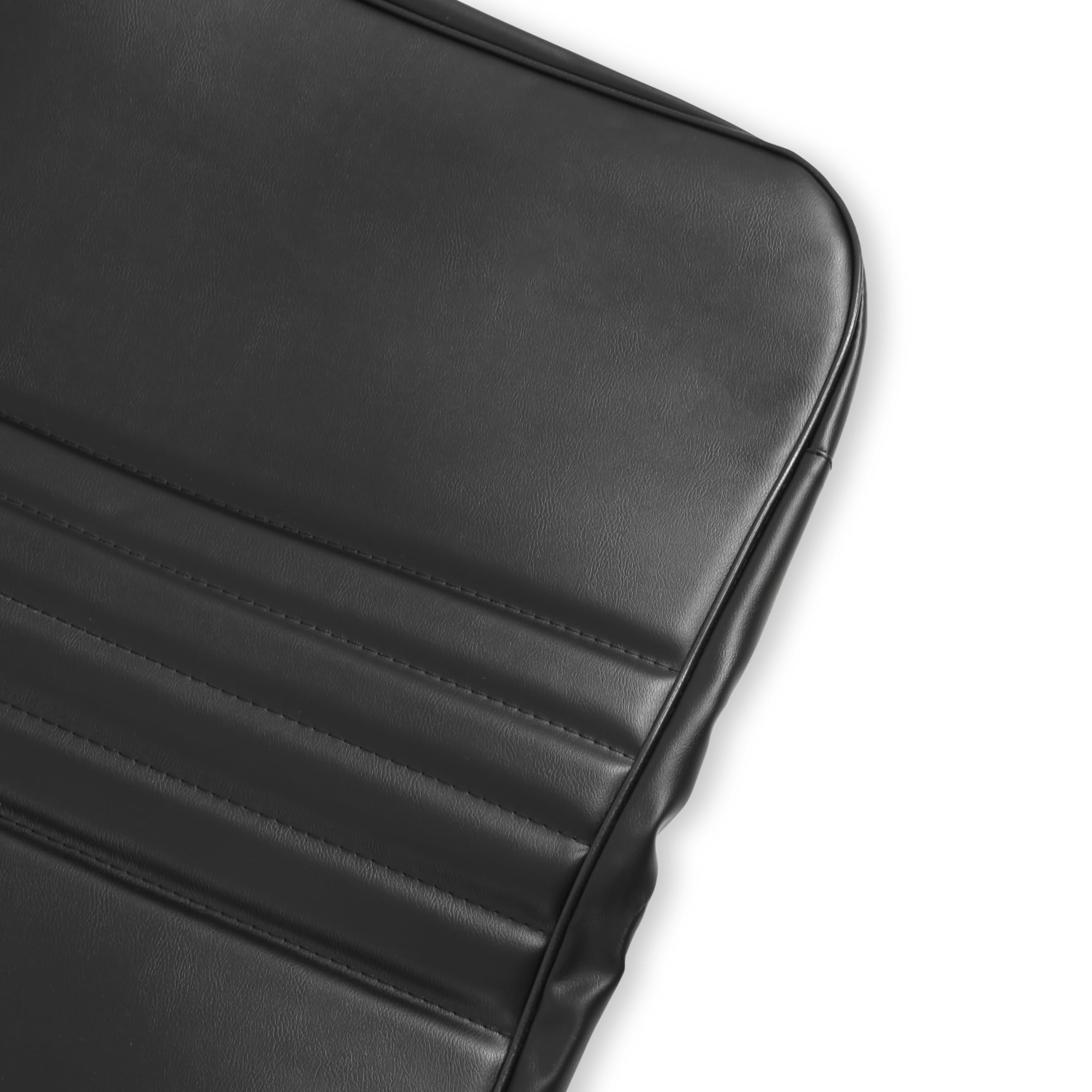 Original Style Brothers Trucks UPH5800BLACK Seat - All Vinyl - Pleated - Black