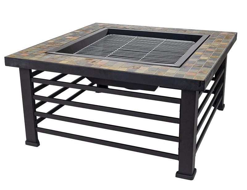 Slate Top Cascade Fire Pit
