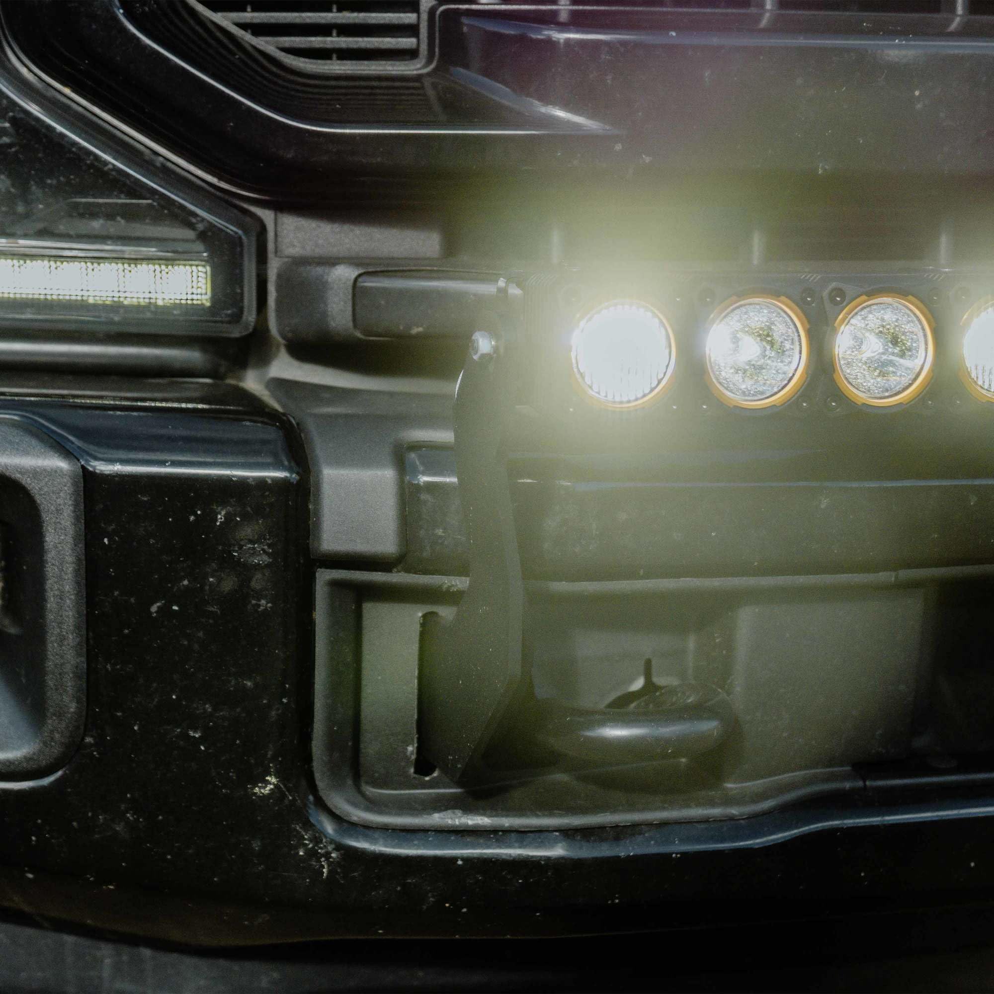 Light Bar Mount KC Hilites for 40" Flex ERA® LED Light Bar - Front Bumper - GEN4-5 17-24 Ford Super Duty