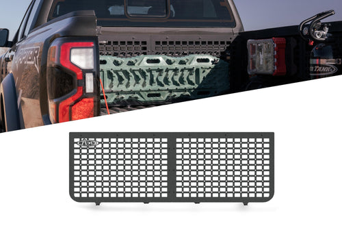 Offroad Bed Cab Molle Panels for 2024-2025 Ford Ranger Raptor ADD | Molle Design for Mounting Tools, Recovery Gear, & Off-Road Supplies | Rigid Fitment | Powder Coated Finish | Steel | Made in the USA