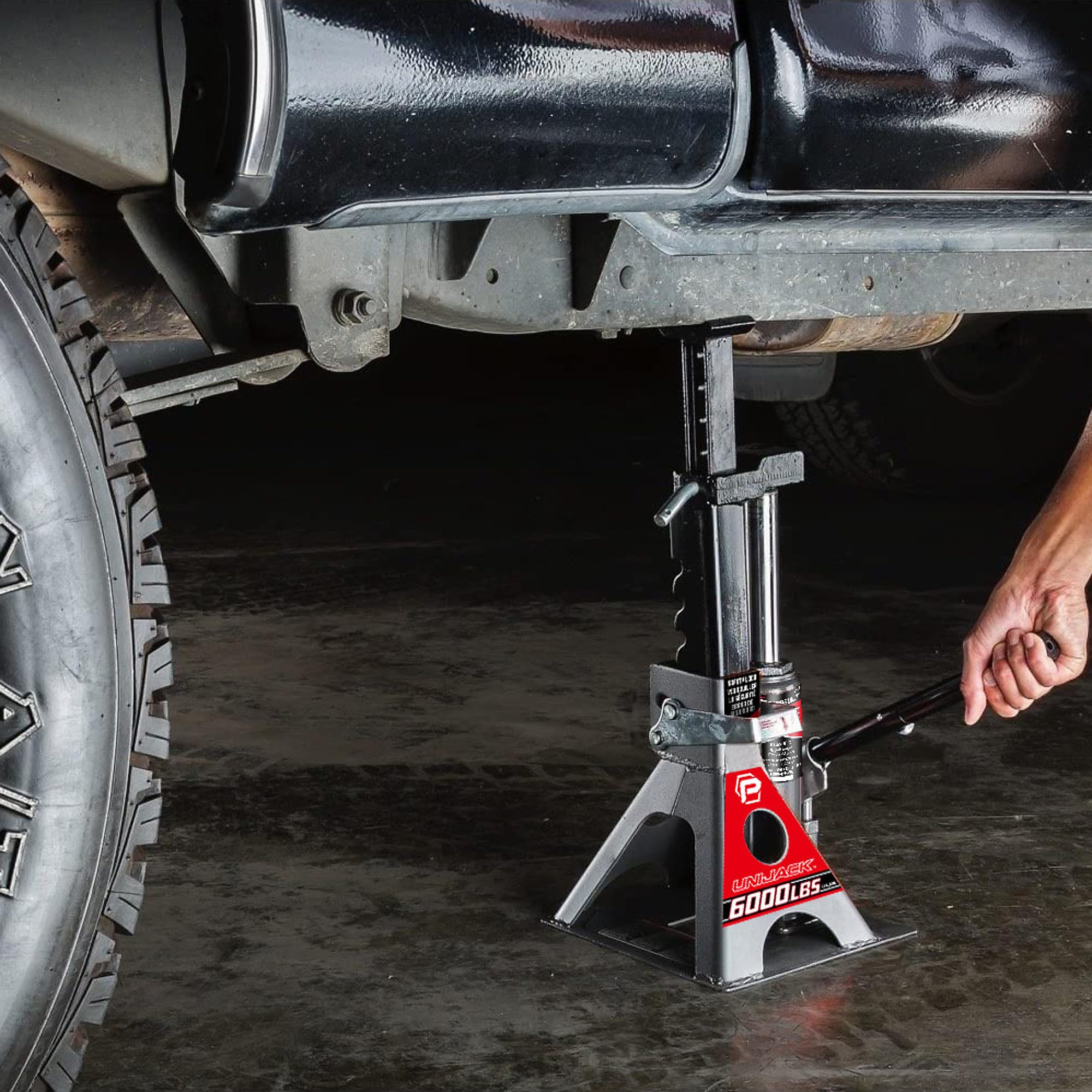 Hydraulic Unijack Jackstand, 3-Ton