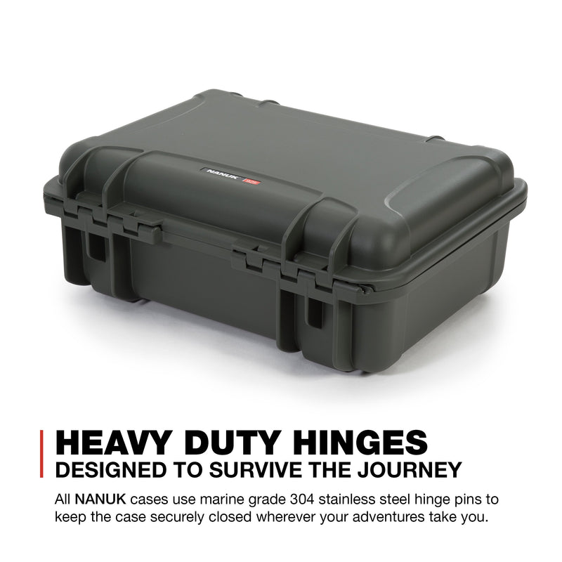 Nanuk Waterproof Hard Case 925 with Foam Insert for DJI Mavic Air 2 + Smart Controller - Olive (925-MAVIA26)