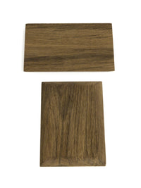 Teak Blank Whitecap Cover Plate