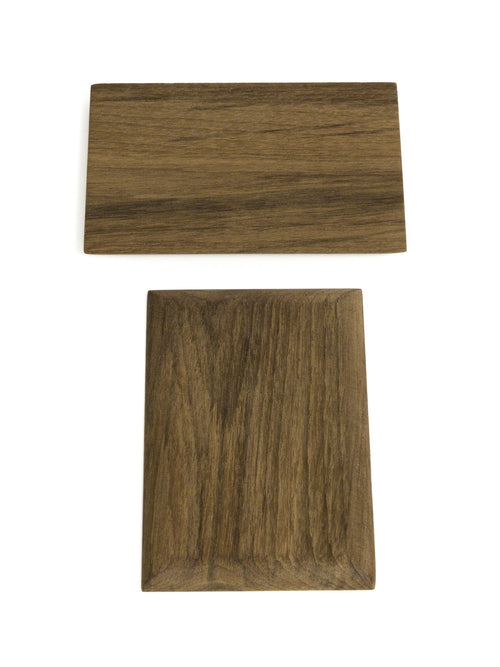 Teak Blank Whitecap Cover Plate