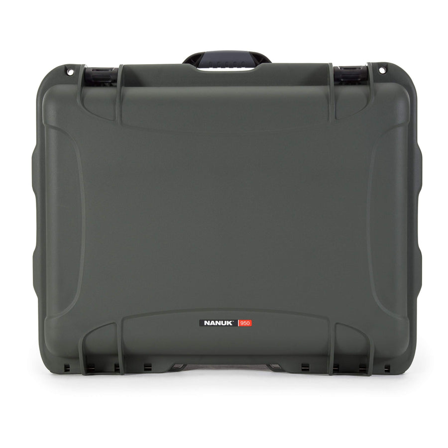 950 Nanuk Waterproof Hard Case for Pistols 15UP w/Wheels - Olive