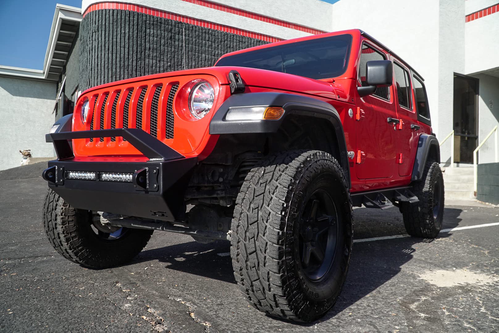 ICI Side Steps Aluminum Compatible with 2018-2022 Jeep Wrangler JL 4-Door: Alumilite Step Rails