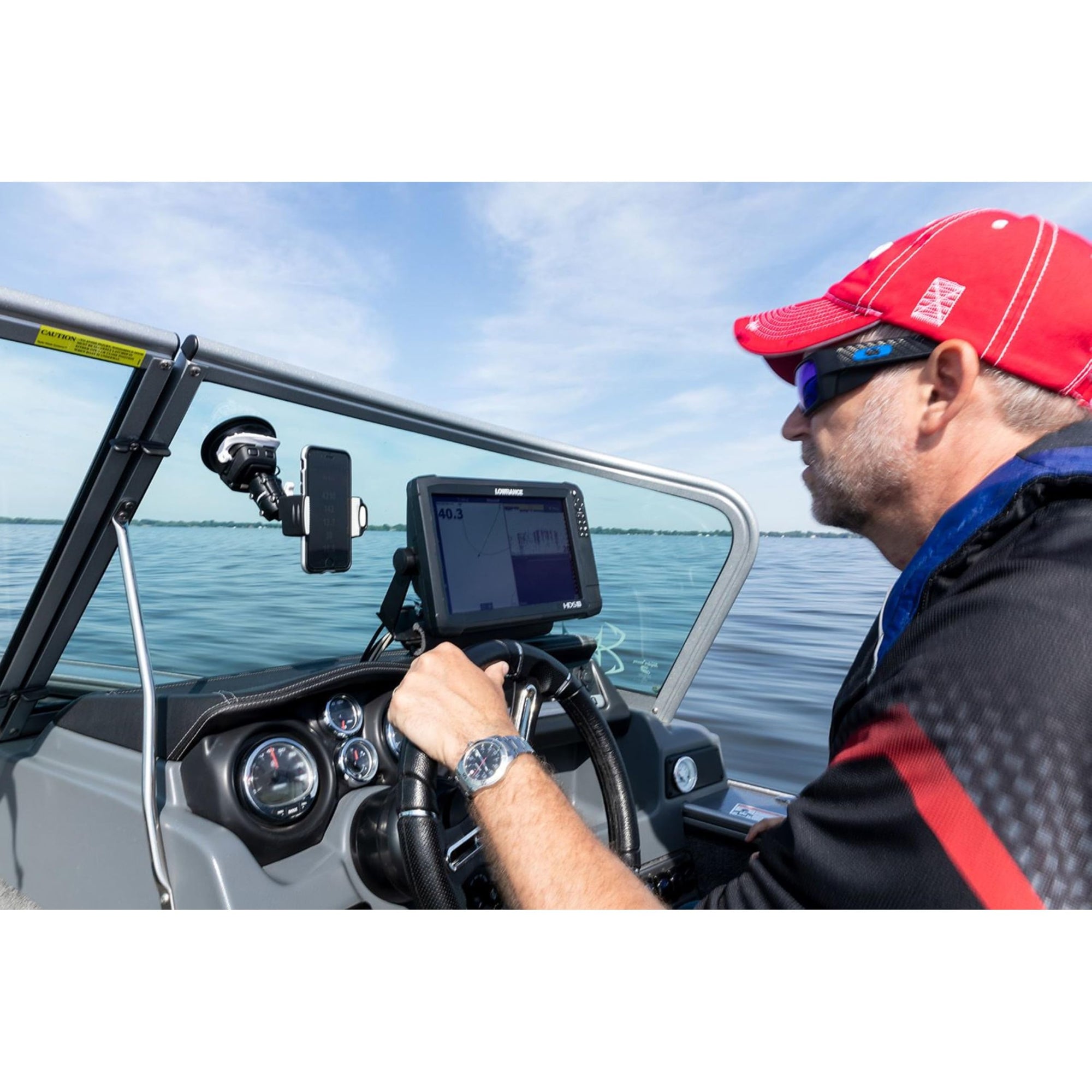 ROKK Mini Scanstrut for Phone with Suction Cup Base
