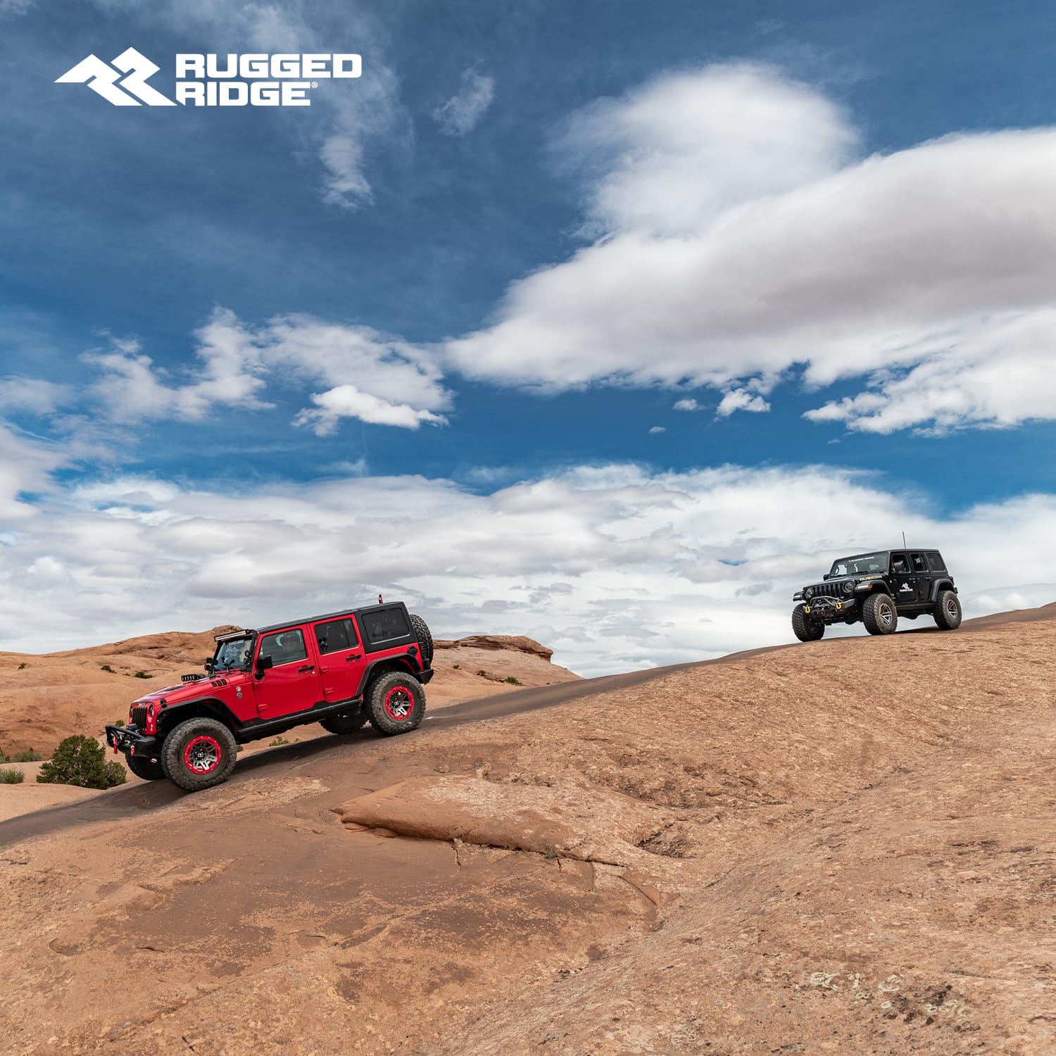 Rugged Ridge Rear Bumper, XHD | Modular Full-Width, Steel, Textured Black | 11546.20 | Fits 2007-2018 Jeep Wrangler JK