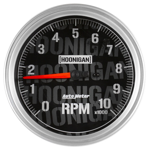 Tachometer AutoMeter 4498-09000, 5", 10K RPM, in-Dash, Hoonigan