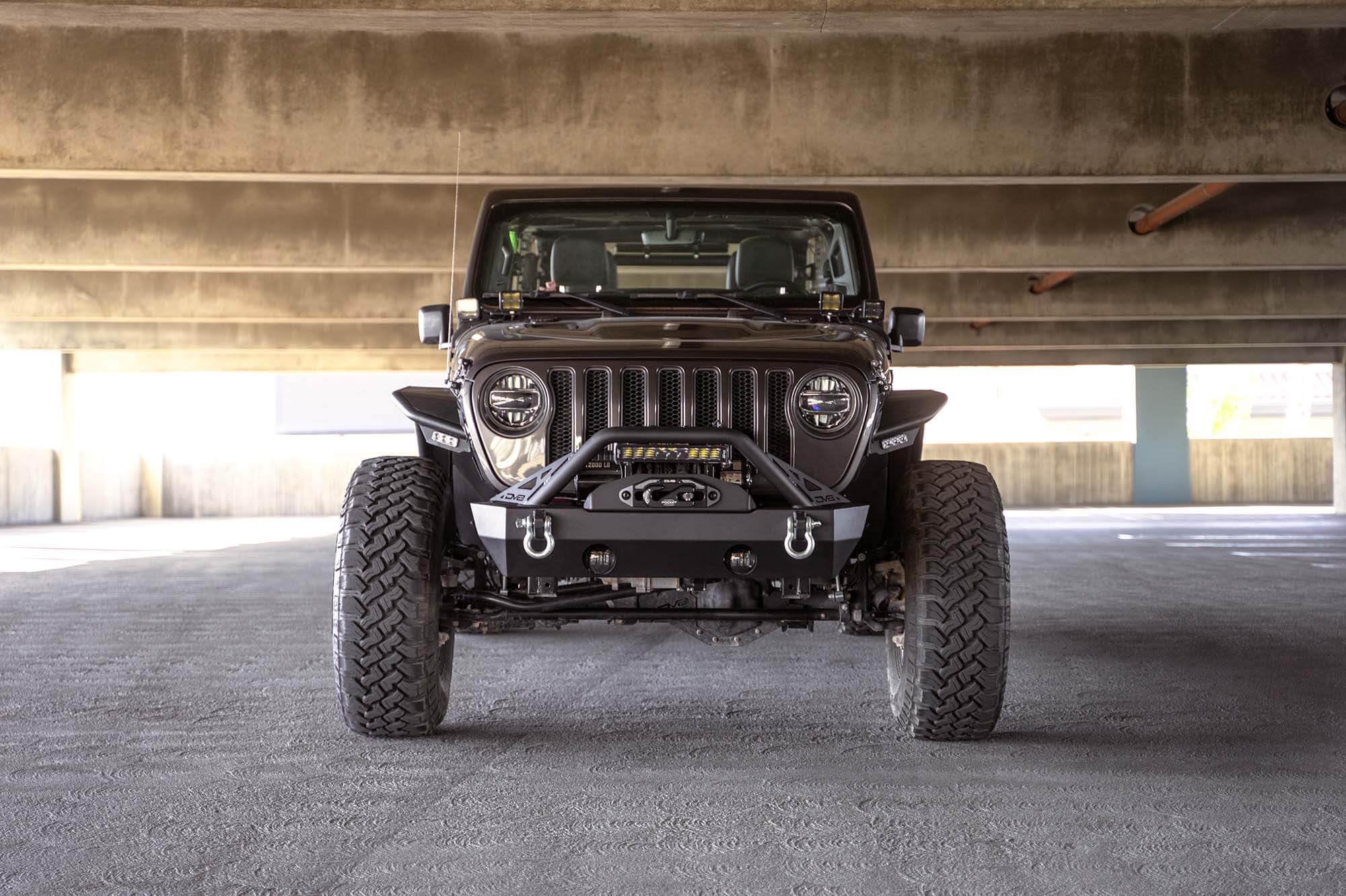 FS-15 Series DV8 Offroad Front Bumper for 2007-2025 Jeep Wrangler JK/JL & Gladiator JT | Updated Design of our Iconic DV8 FS-15 | Fits Most 12k lb Winches | Works Great with our Sway Bar Skid Plate