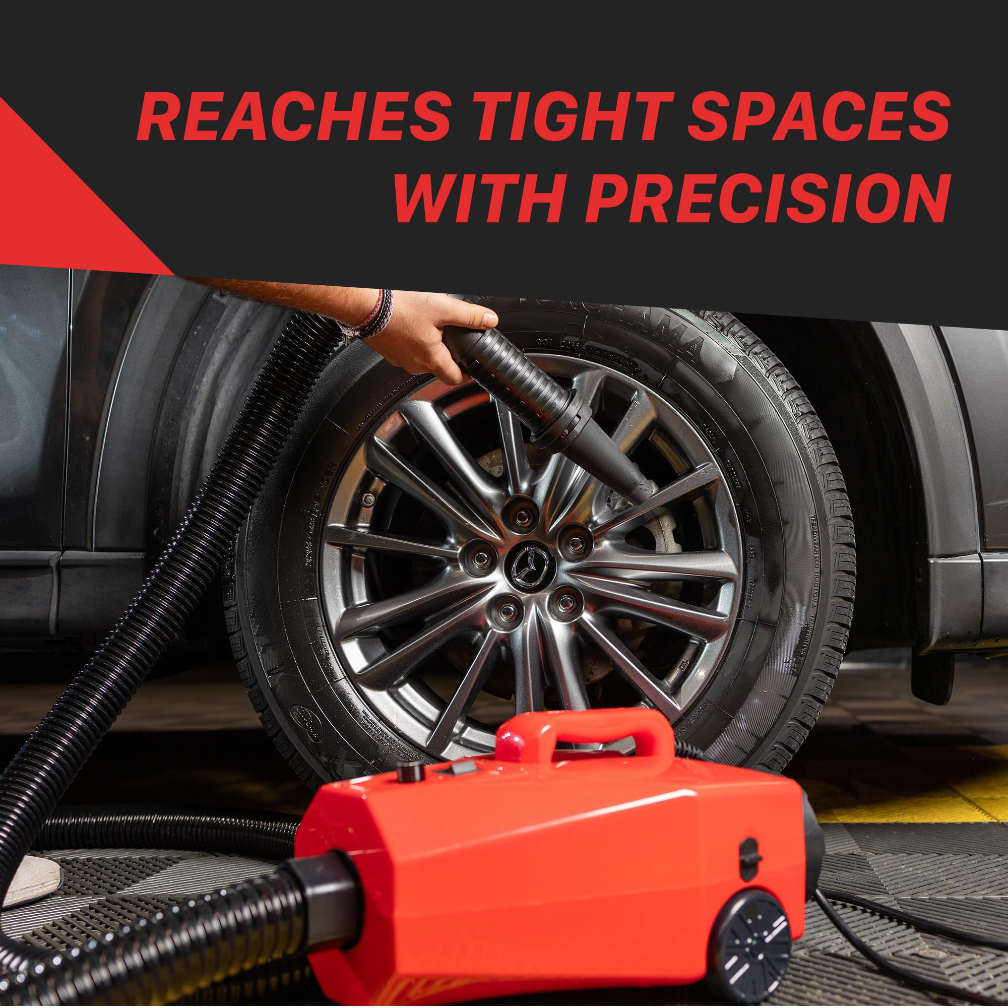 Maxshine Touchless Car Dryer Double Motor – Powerful Twin Motors for Scratch-Free, Streak-Free Auto Drying, Prevents Water Spots & Corrosion (Remote Control)