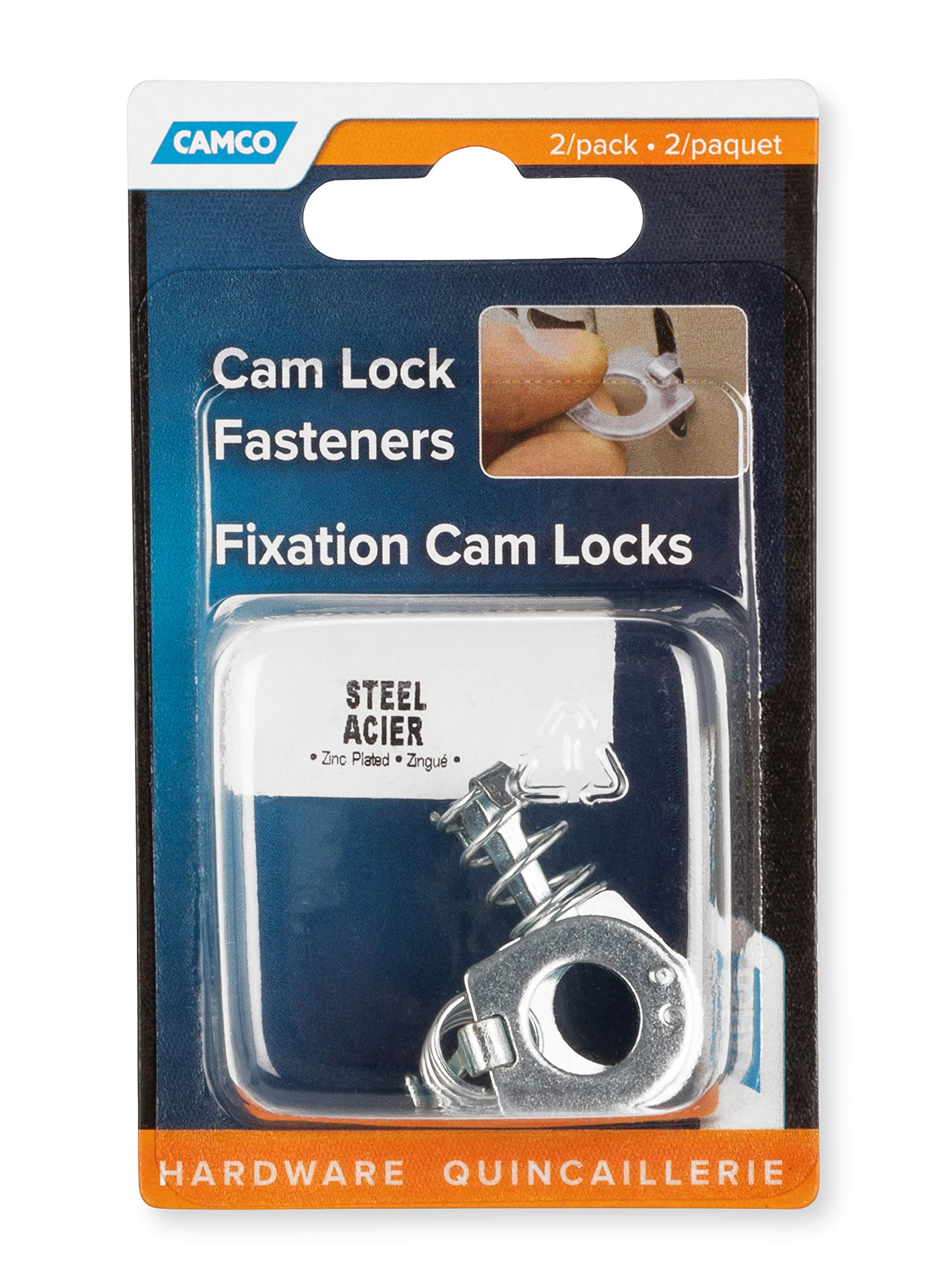 Camco Camloc Steel Fastener 09213 - 2 Pack