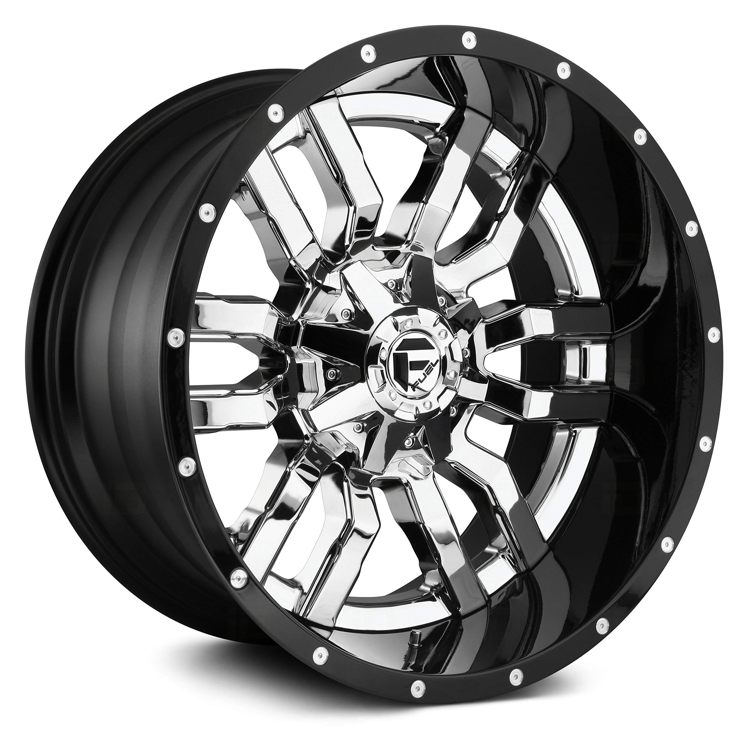 D270 Fuel Sledge 20x10 8x180 -18mm Chrome Wheel Rim