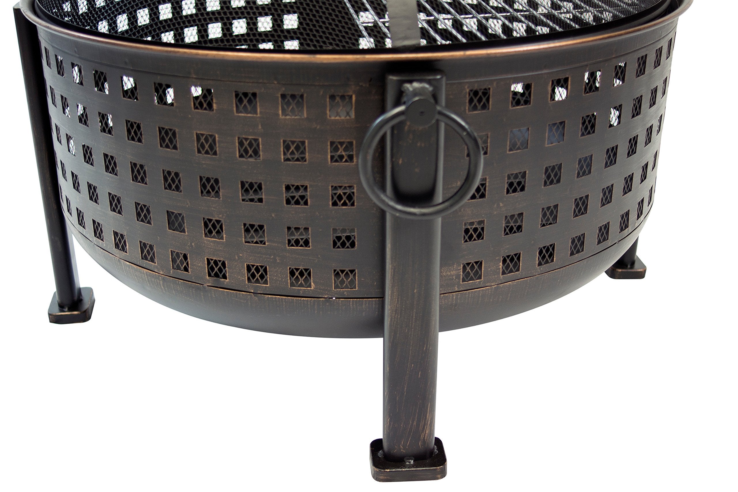 Langston Pleasant Hearth OFW821RC 12" Deep Bowl Fire Pit