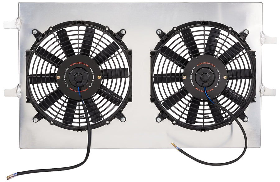 Mishimoto Performance Aluminum Fan Shroud MMFS-EVO-10 Fits Mitsubishi Lancer Evo X 2008-2015 Silver