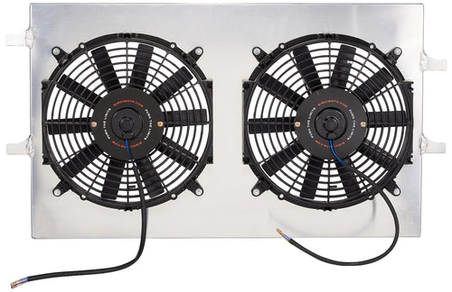 Mishimoto Performance Aluminum Fan Shroud MMFS-EVO-10 Fits Mitsubishi Lancer Evo X 2008-2015 Silver