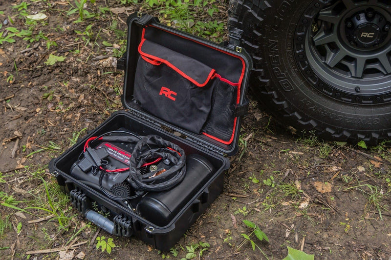 Portable Rough Country Twin Air Compressor | 12V | 150PSI | 6.16 CFM - RS208A
