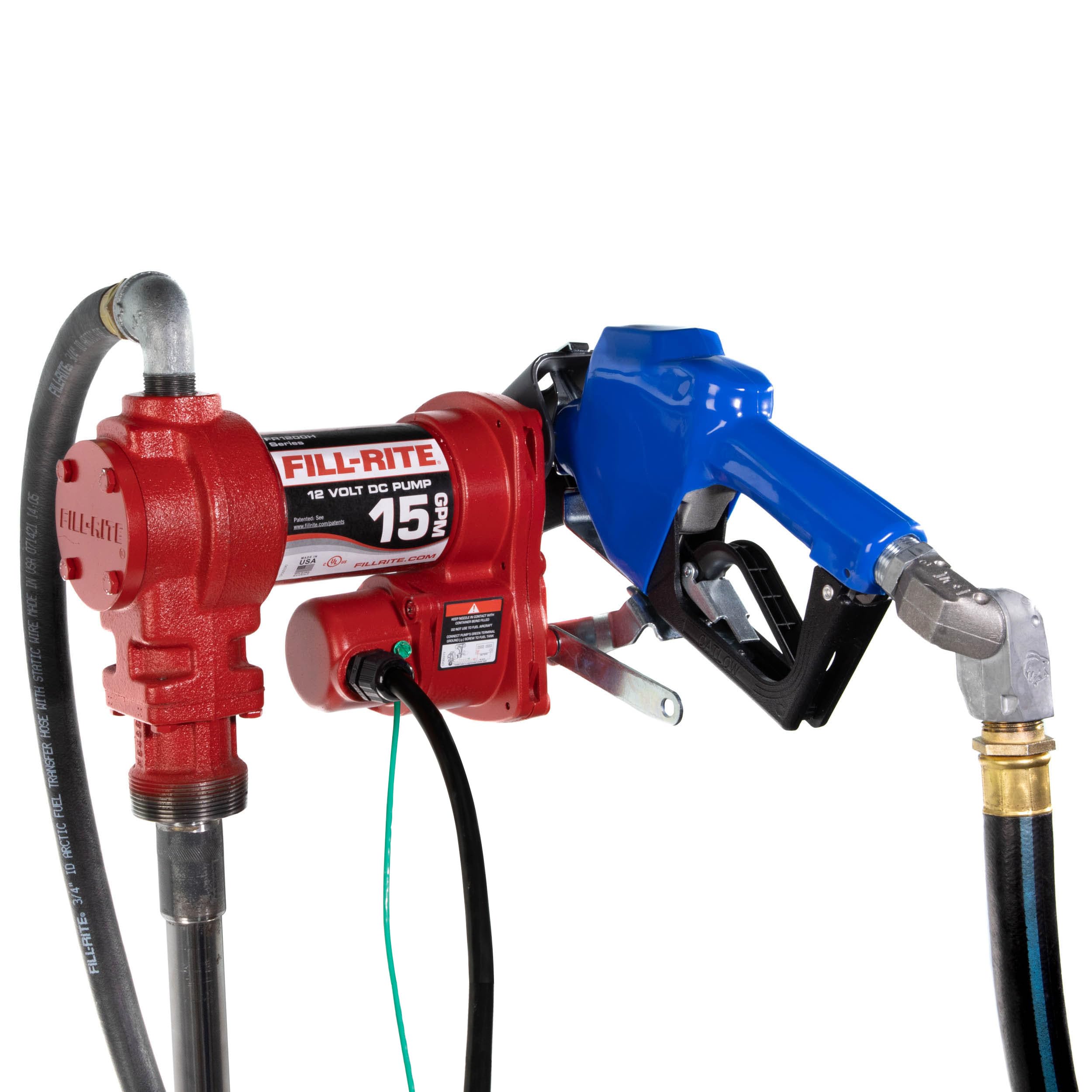 Fill-Rite 12V FR1210HARC Fuel Transfer Pump with Arctic, Cold Weather, Package | Gasoline, Diesel, Kerosene, Ethanol & Methanol Blends & Biodiesel