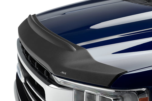 AVS Aeroskin II Hood Protector | Auto Ventshade Fits 2019-2023 Ford Ranger | Low Profile Deflector/Bug Shield - 1 pc., Textured Black | 436166