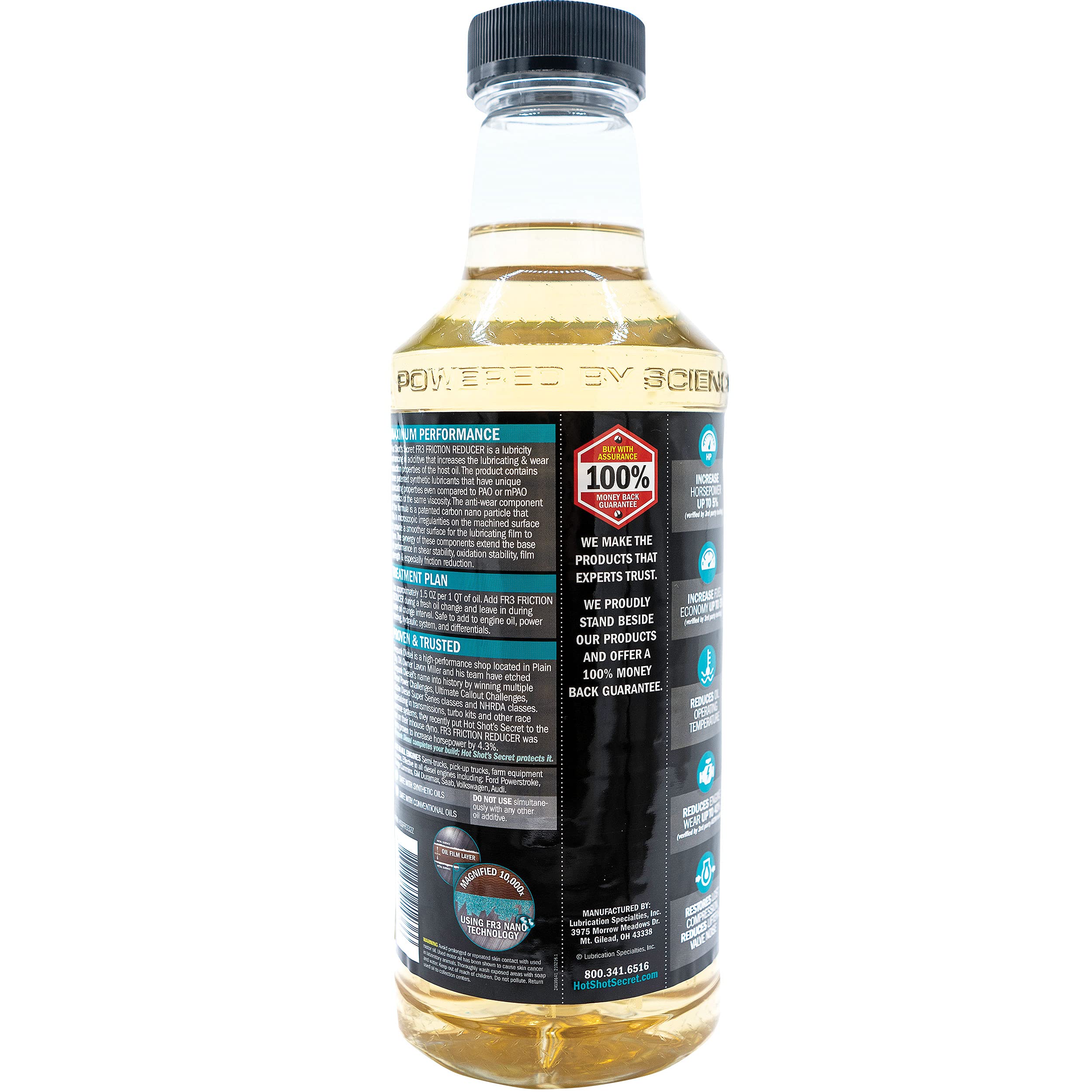 FR3 Hot Shot's Secret HSSFR332Z Friction Reducer 32 Fluid Ounce