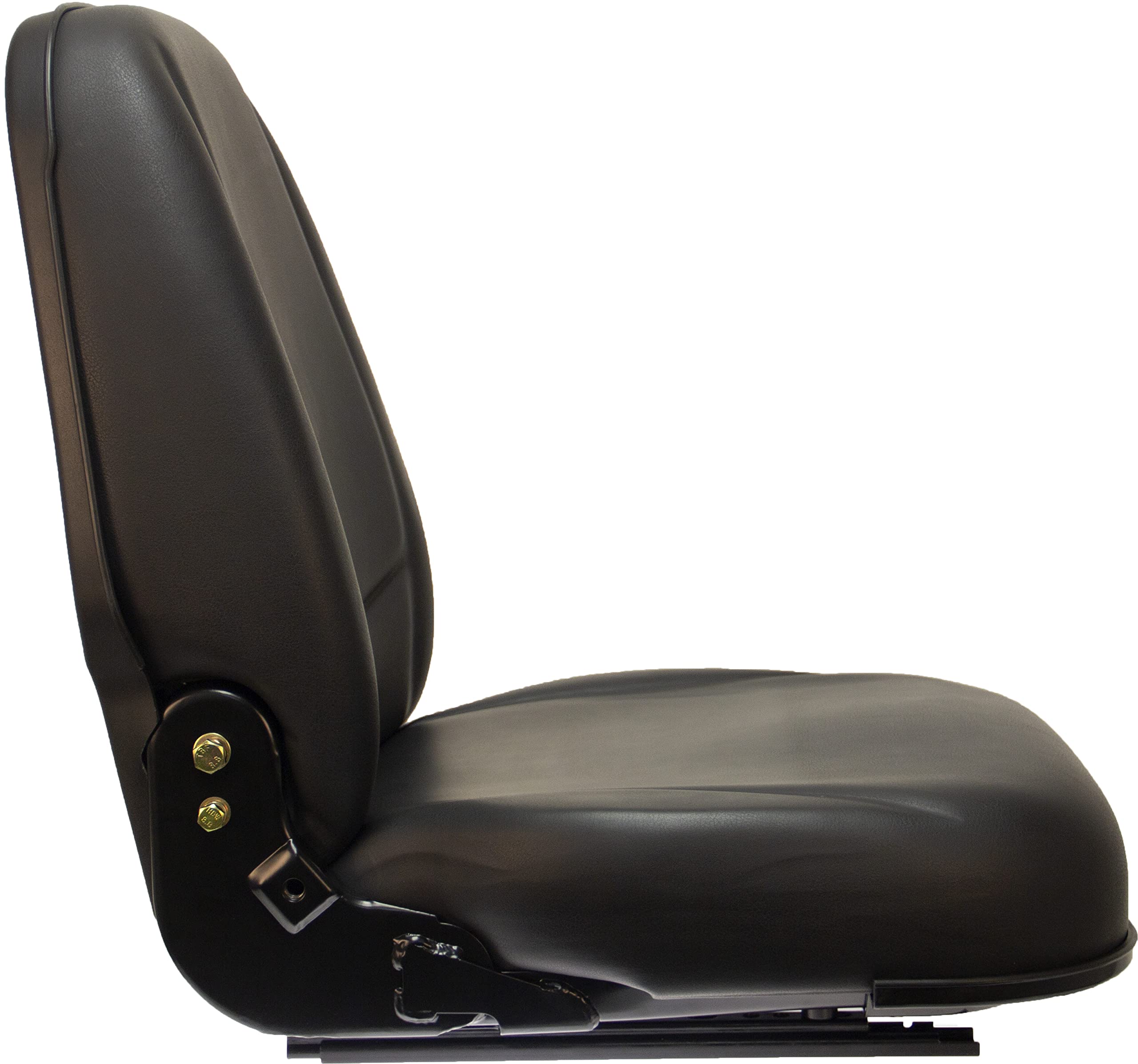 Deluxe Black Talon 230010BK High-Back Universal Replacement Tractor Seat, Slides, Black