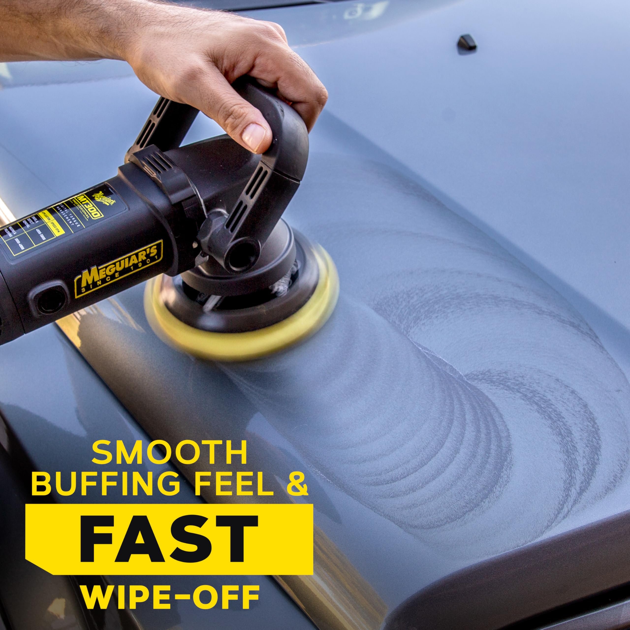 Meguiar's Ultra Finishing Polish M205 Mirror Glaze, Easy-to-Use Formula for Impeccable Shine, Multiple Ways to Apply Mirror Glaze, Removes Defects and Swirls for a High Gloss, 32 Oz Container