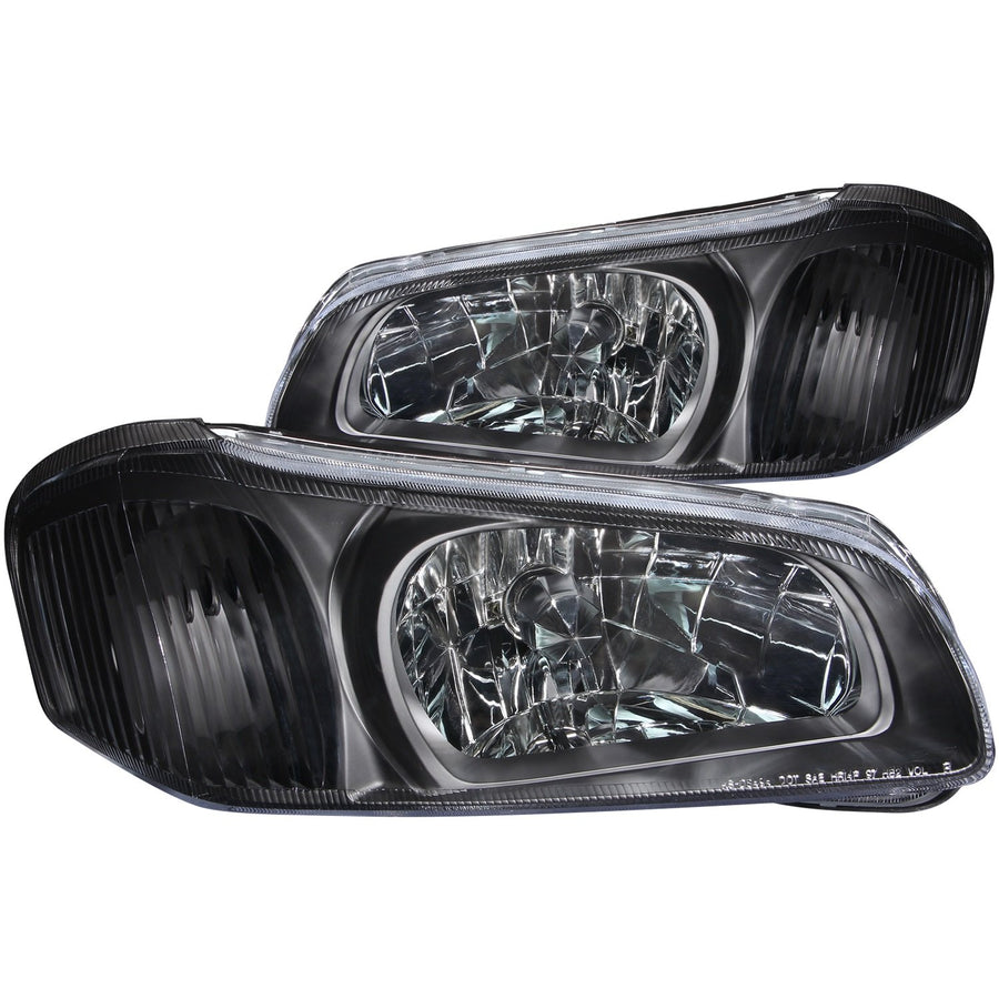 Nissan Maxima Anzo USA 121110 Crystal Black Headlight Assembly - (Sold in Pairs)
