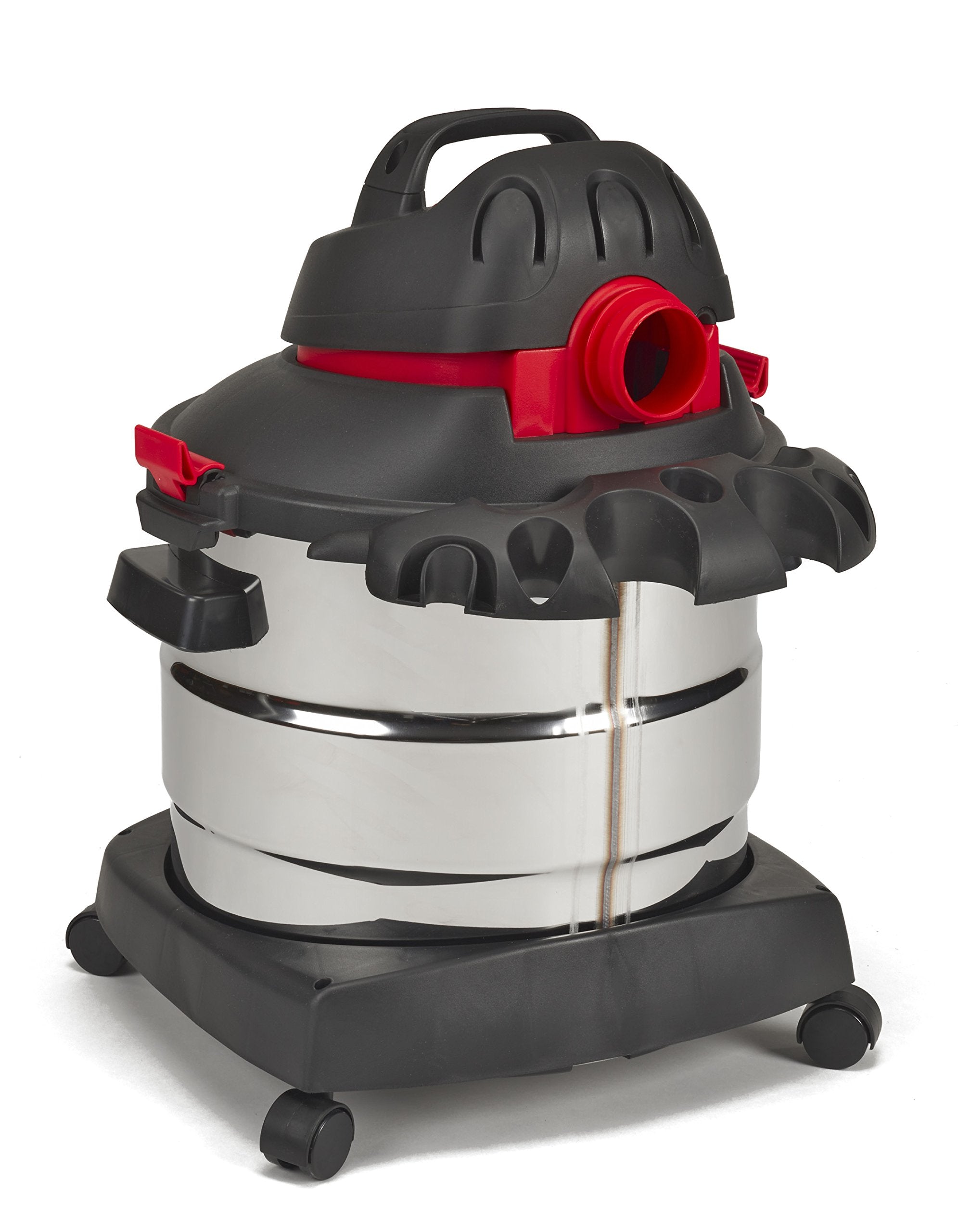 8 Gallon Shop-Vac Wet/Dry Vacuum, 6.0 Peak HP, Stainless Steel, 12 Ft Hose, Ideal for Home & Commercial Use