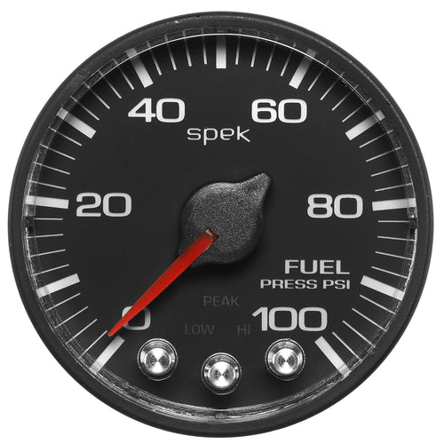 P314328 Pro Parts Spek-Pro 2-1/16" Electric Fuel Pressure Gauge (0-100 PSI, 52.4mm)