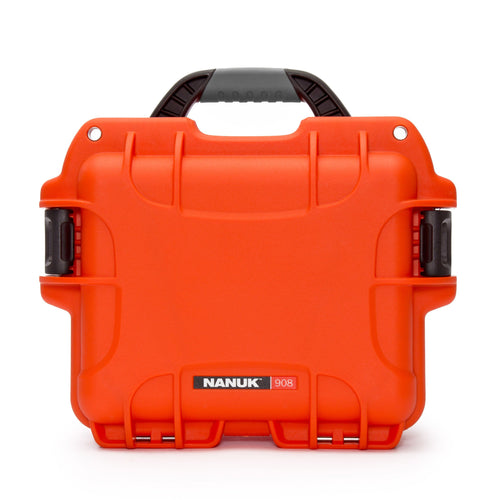 Orange Nanuk 908 Waterproof Hard Case