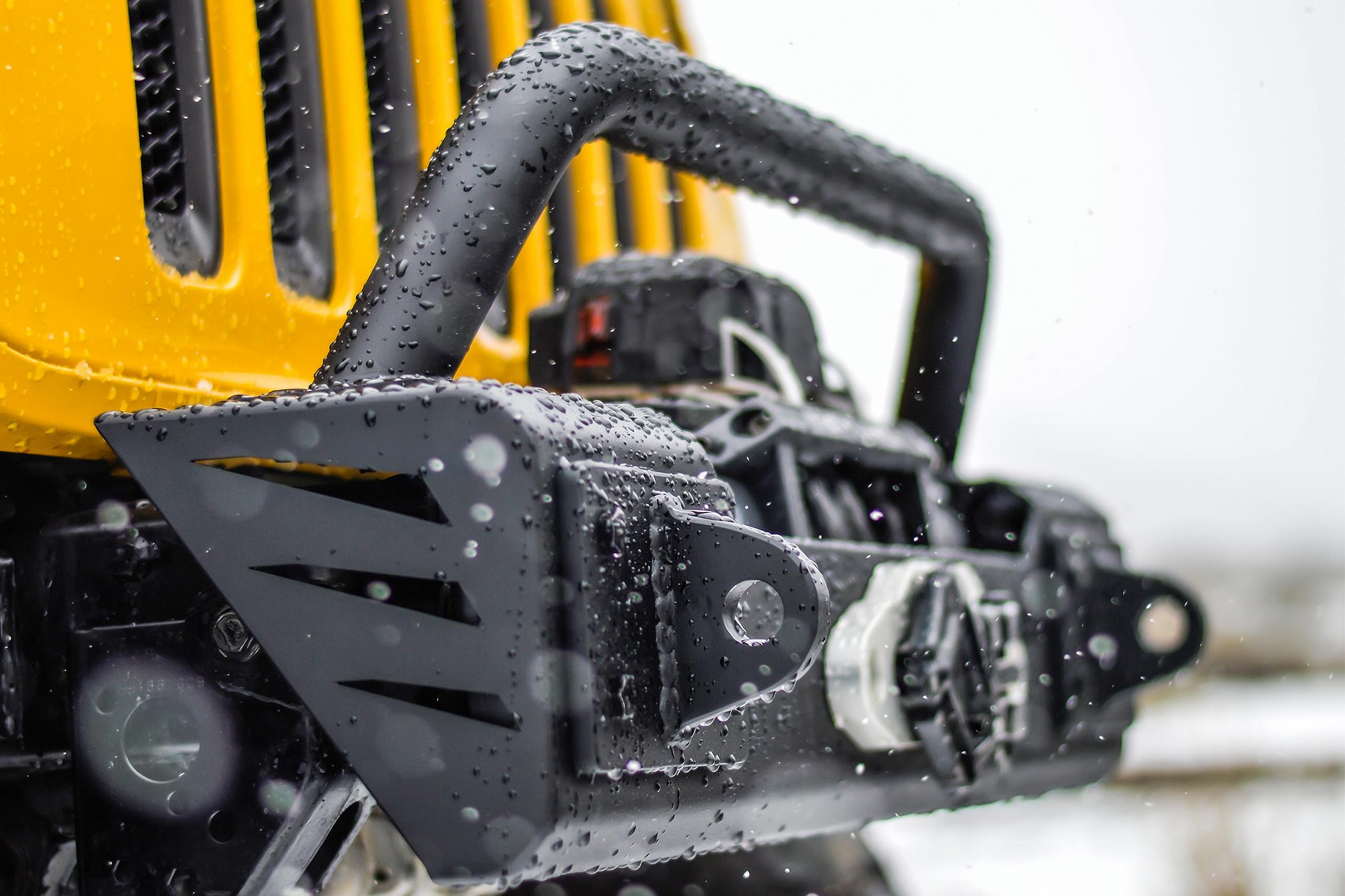 Cobra Tek - Apex Series Attica4x4 Stubby Front Bumper | Compatible with Jeep Gladiator JT & Wrangler JL | Heavy-Duty Off-Road Protection | 5mm Steel Design with Winch Mount - Black.