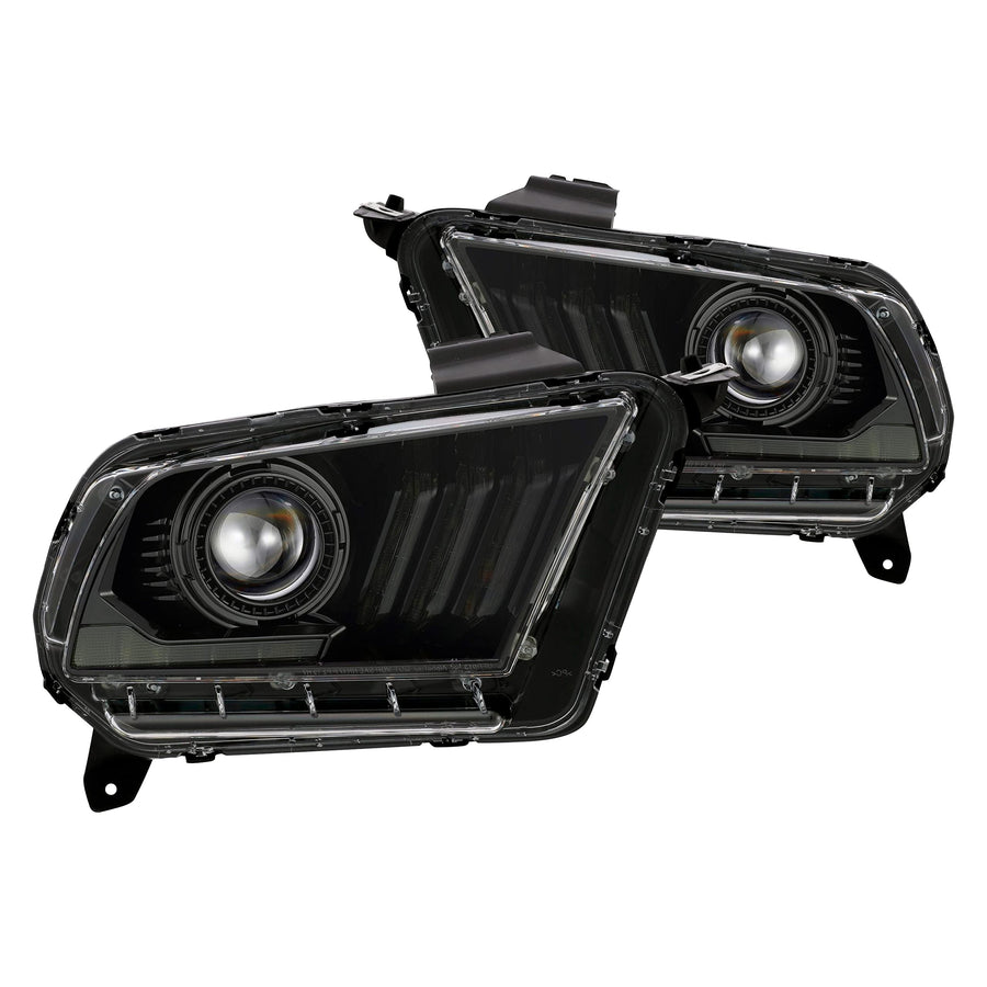 880118 AlphaRex USA LUXX Series LED Projector Headlights fits Ford Mustang