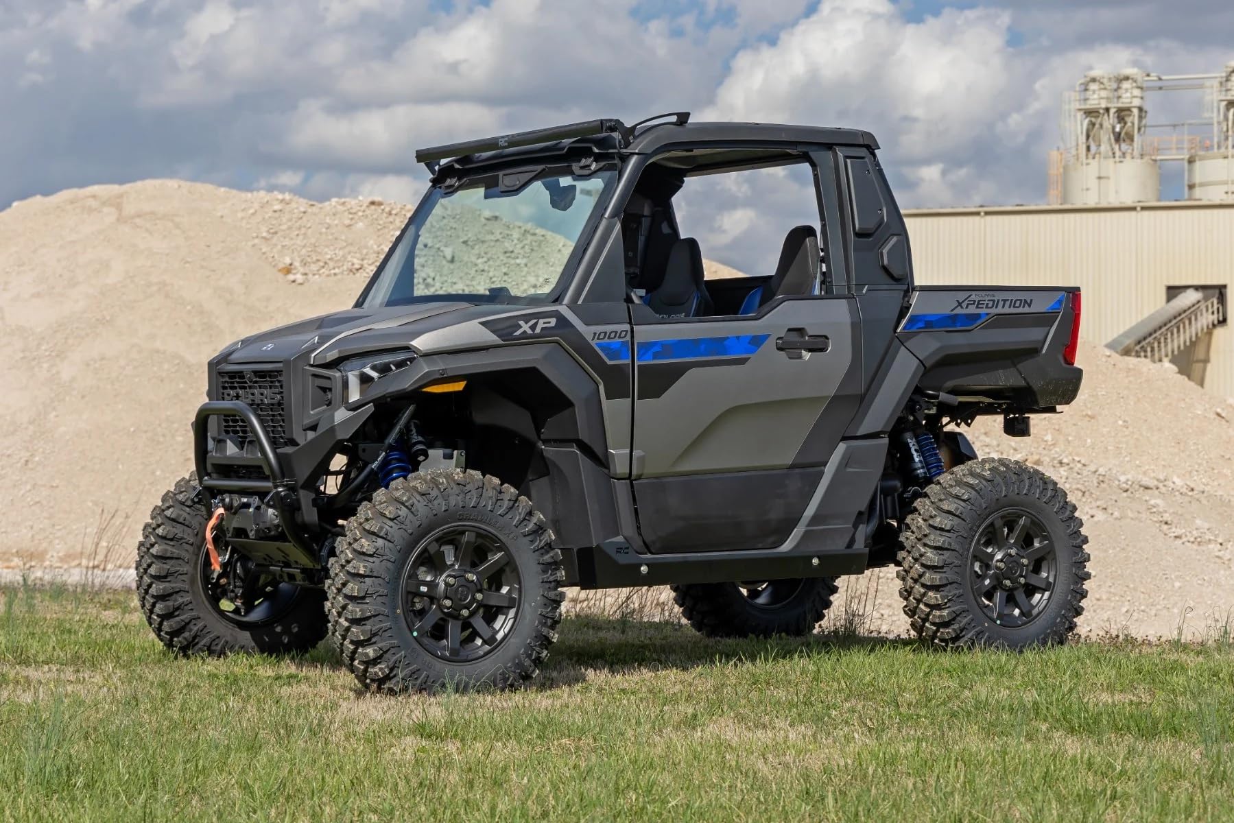 Rock Sliders Rough Country for Polaris Xpedition ADV (2024) - Fits 2-Seater Models, Protects UTV from Rocks, Trees, Debris
