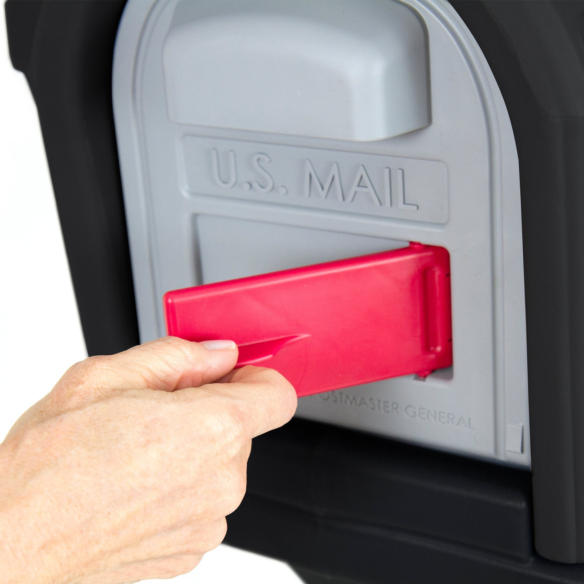 Simplay3 Mailbox & Post Mount Classic Combo Kit with 2 Access Doors - Black
